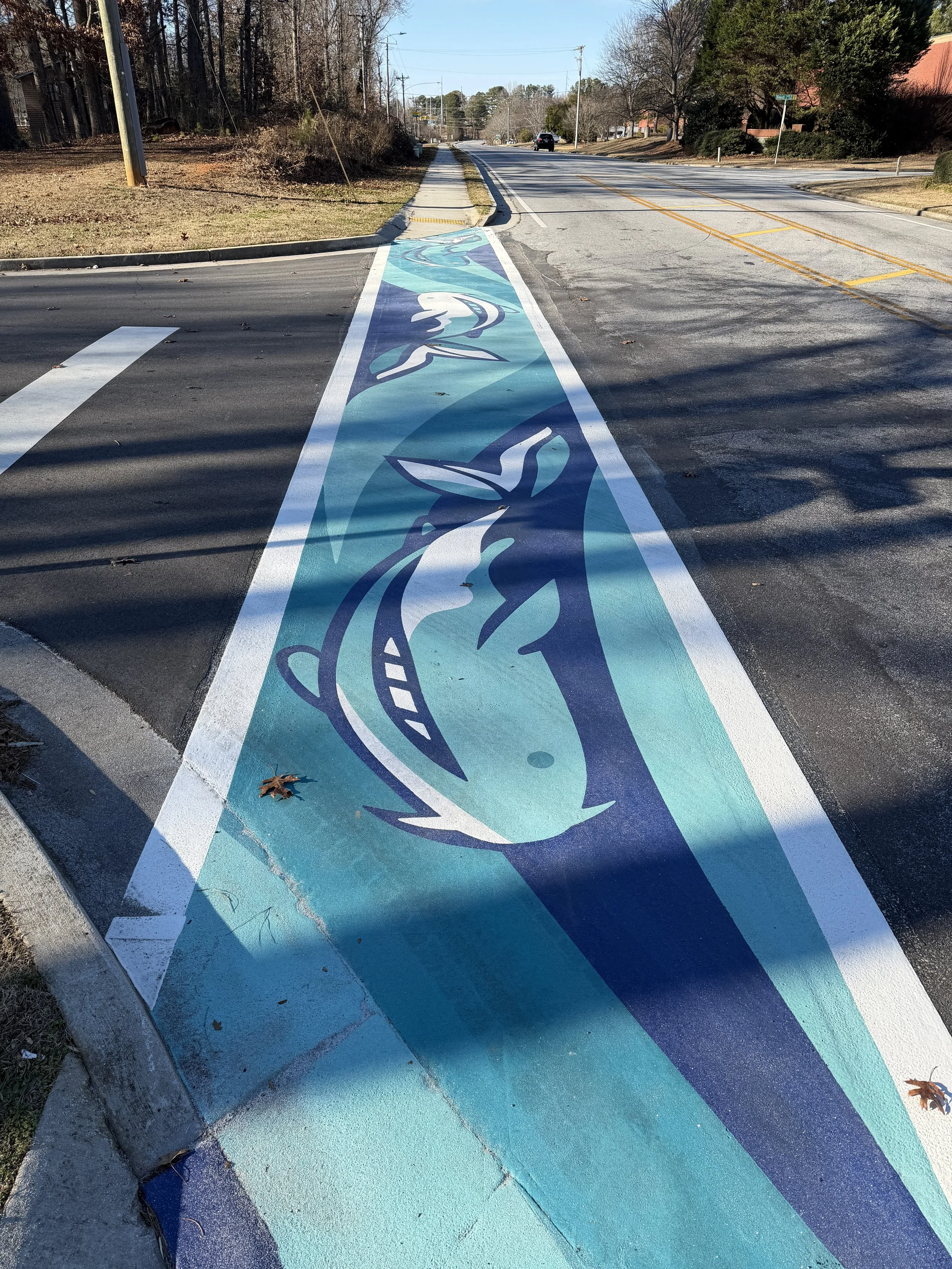 Custom preformed crosswalk in Gwinnett, GA
