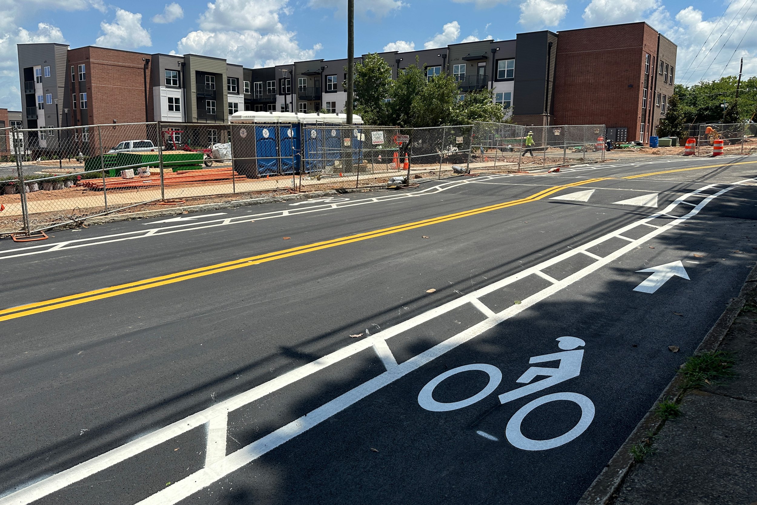 Thermoplastic striping in Atlanta, GA