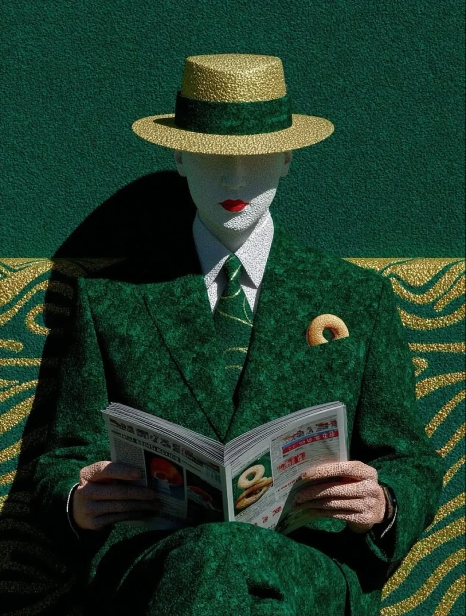 Textured greens. 
——————————————————————————————
💚🤩💚🤩💚🤩💚🤩💚🤩?