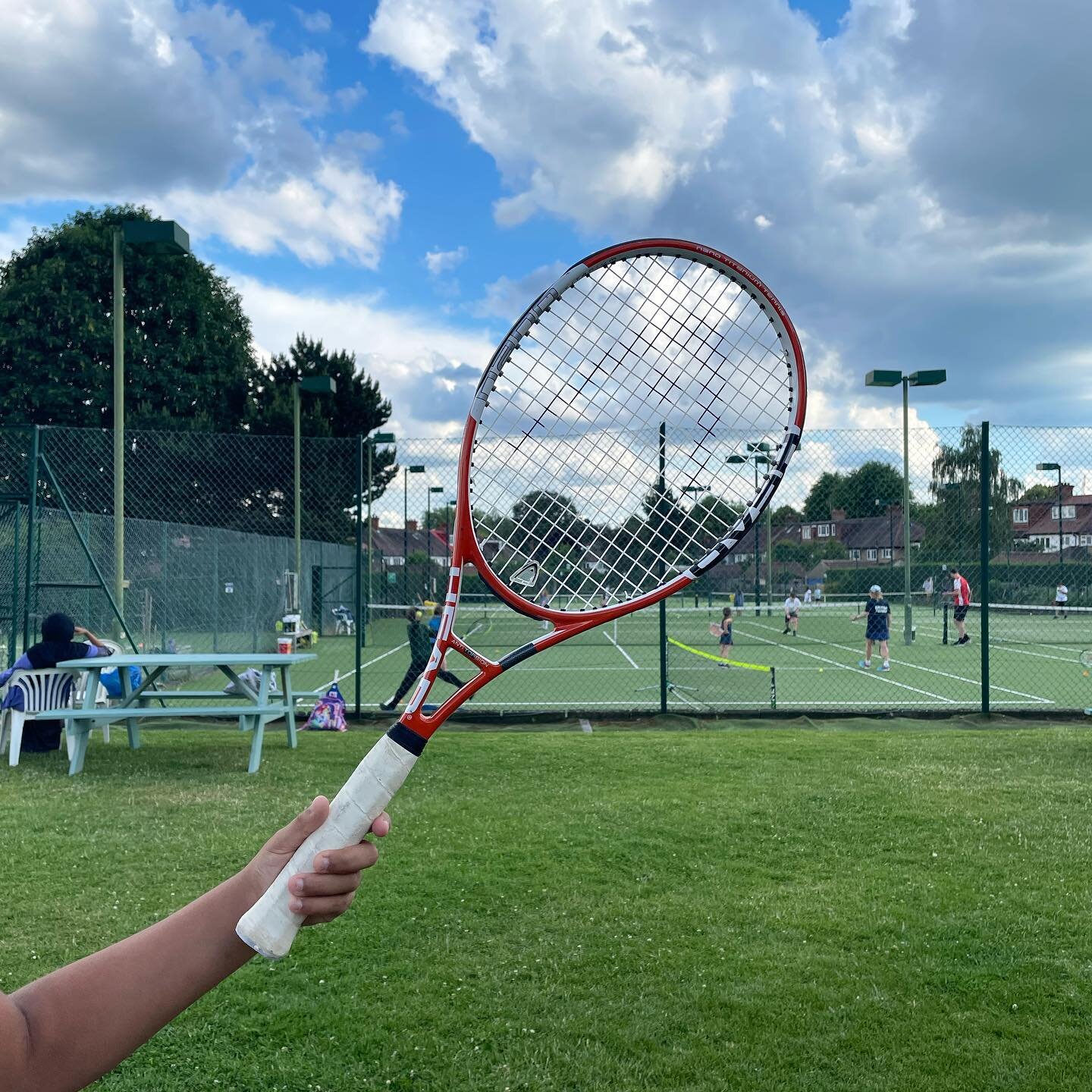 Time for tennis 🎾 #kidsclub @gunnersburytriangleclub