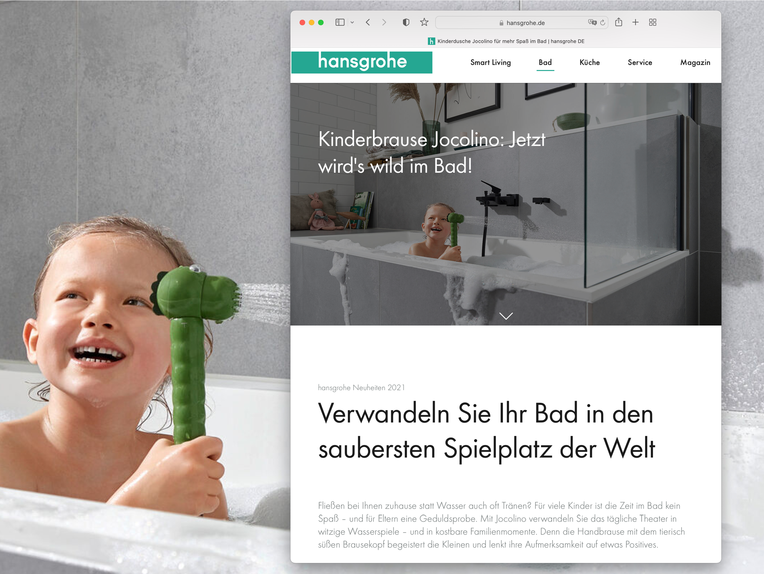 Sven Vasiloudis, hansgrohe, Hamburg, Texter, Text, Freelance Copywriter, Konzepter, Storytelling, Brause, Jocolino, Werbung
