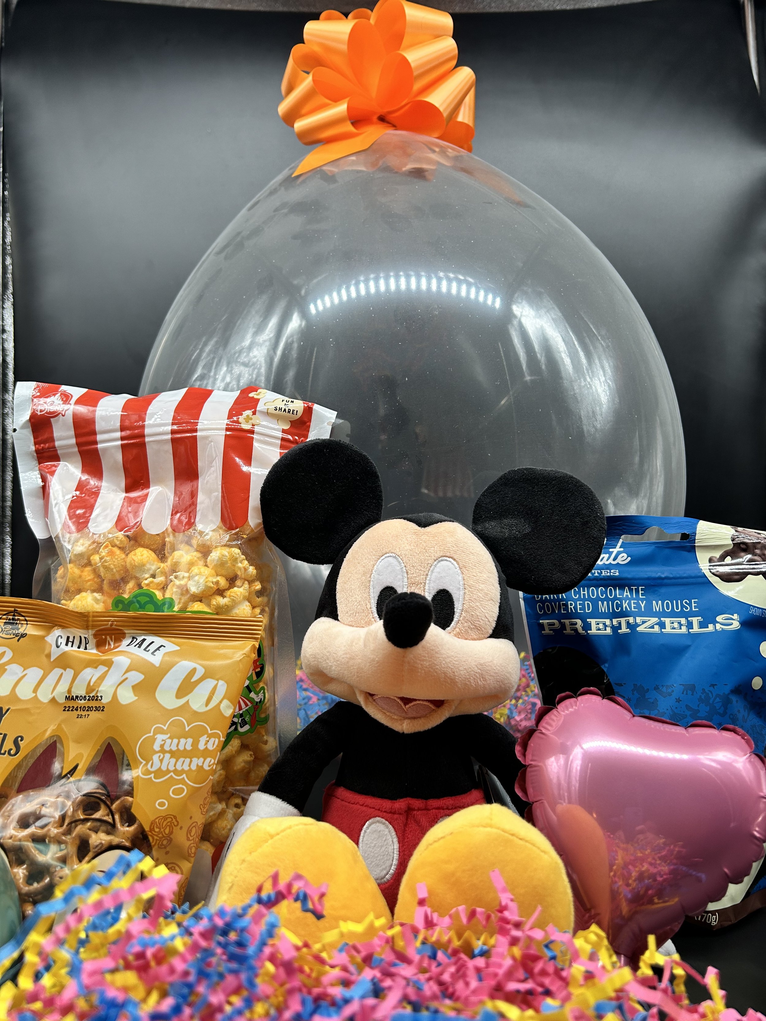 Disney Treats and Mickey Plush Gift