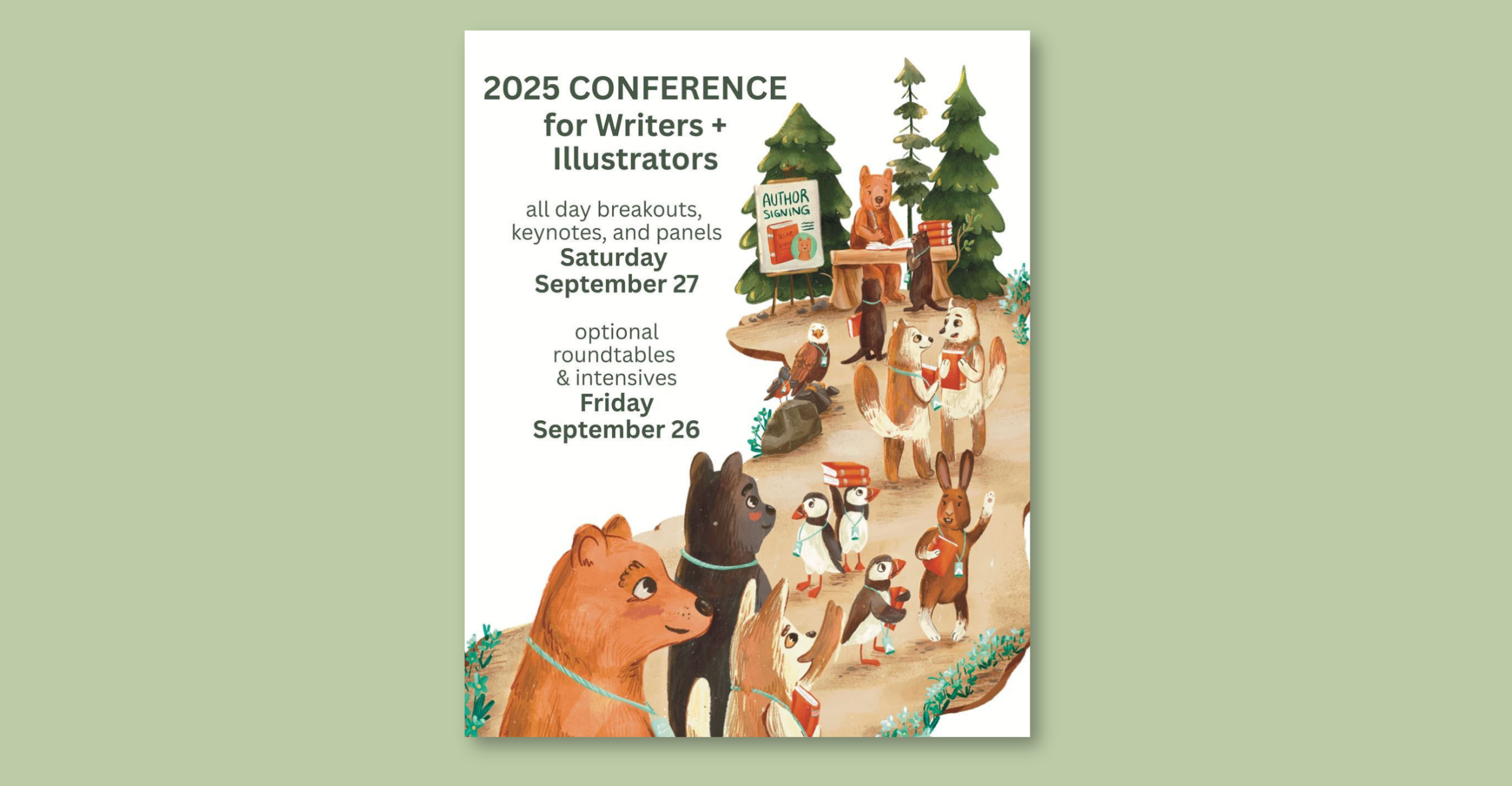 SCBWI Alaska Poster - 2025 (Click to Learn More)