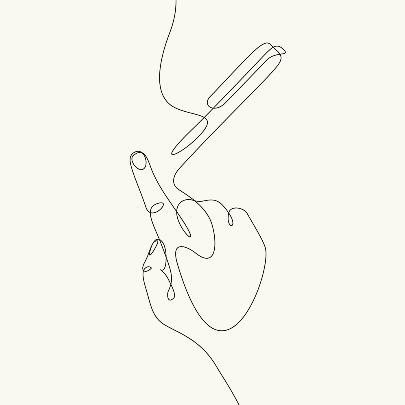 One line drawing - Loooop Studio