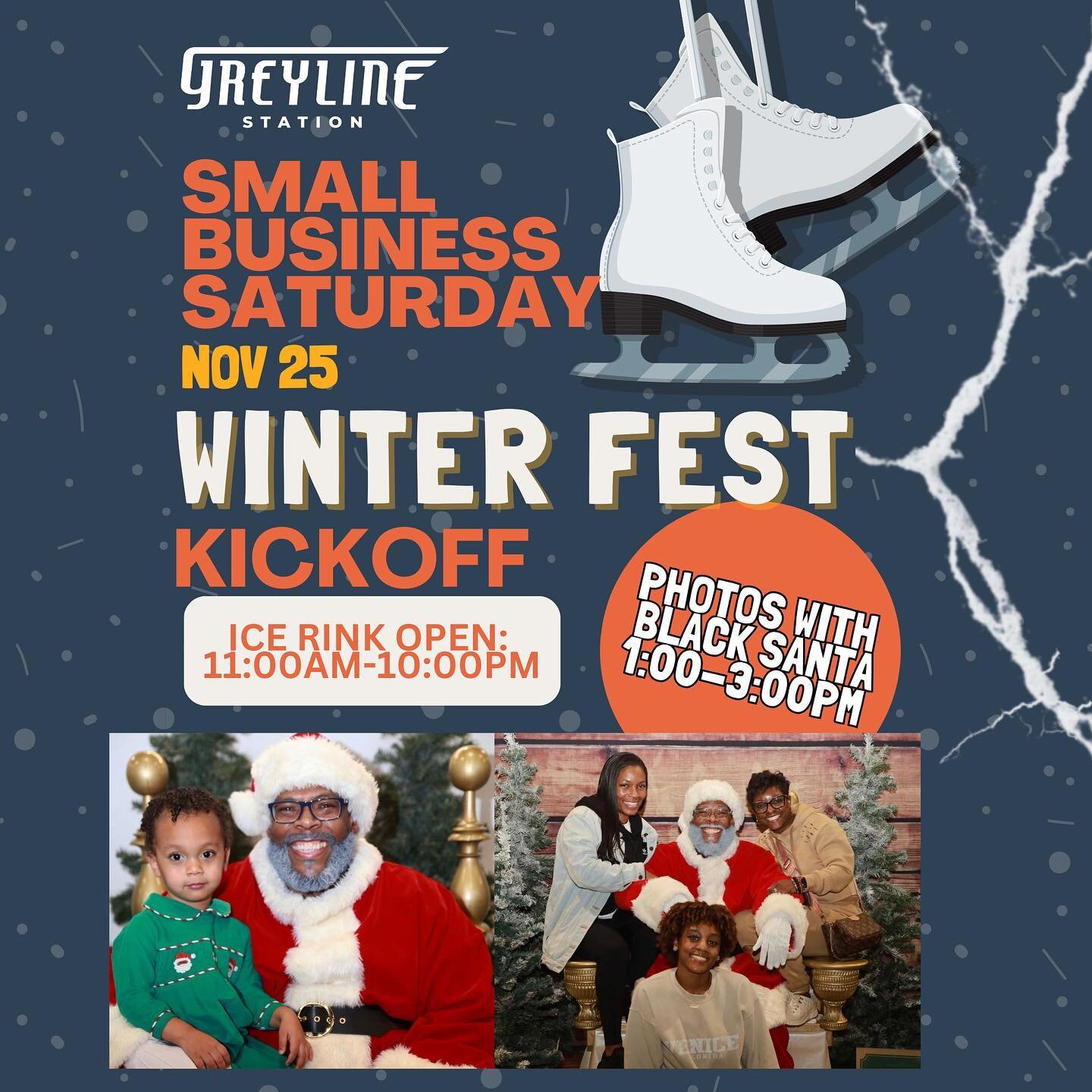 🎉 BIG NEWS! 🎉
We're exactly one month away from the big kick-off on November 25th! Prepare for a winter extravaganza like never before because Greyline Station is THRILLED to announce our FIRST-EVER Winterfest! 

From November 25th through December