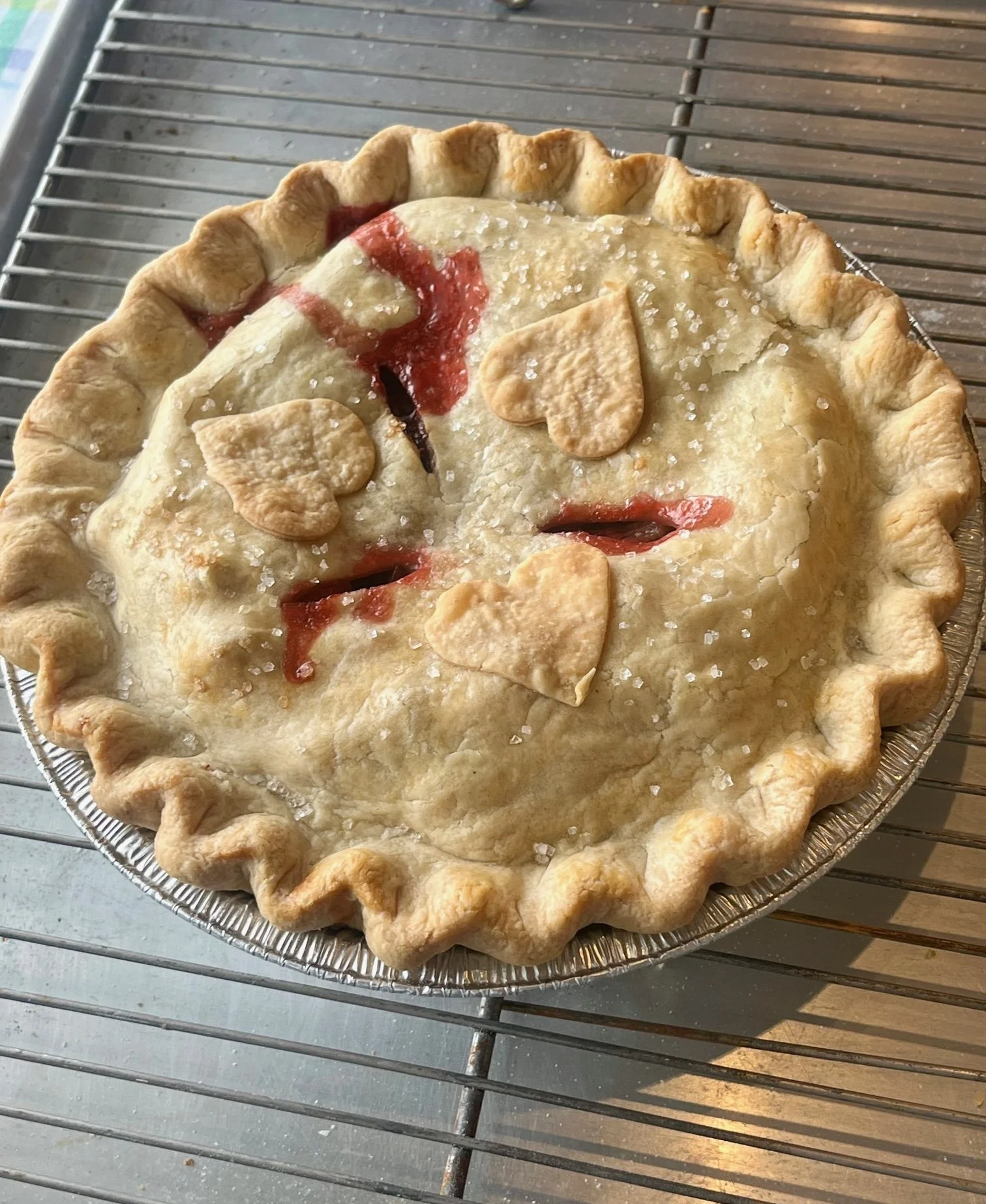 Strawberry Rhubarb Pie! 
