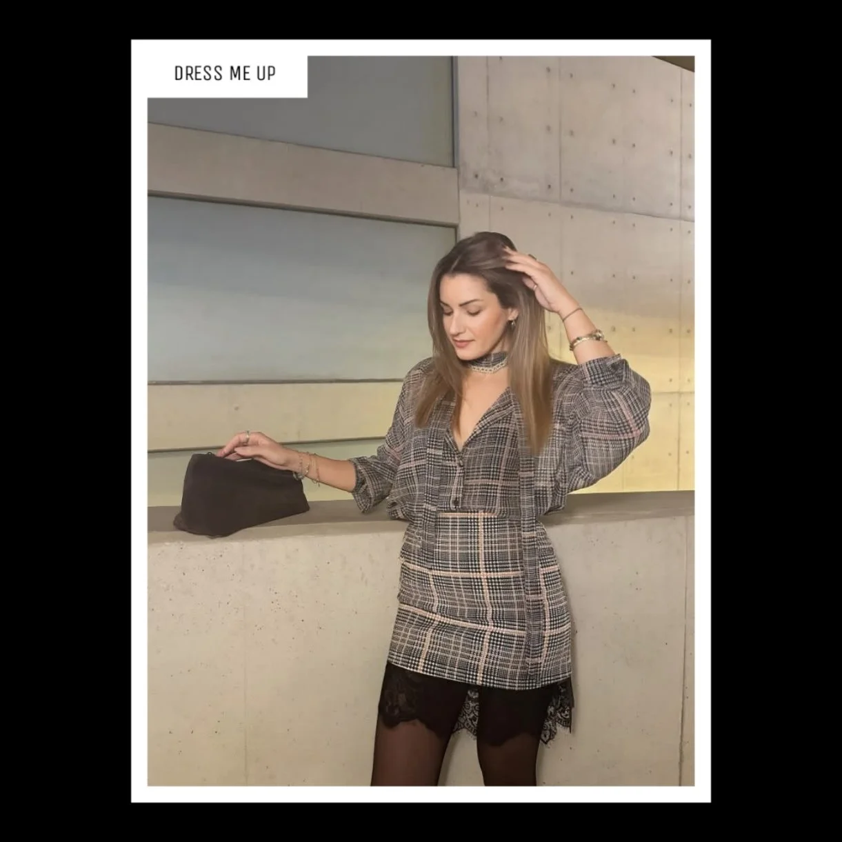 Πουκαμίσα Oversize Καρό "Paris"