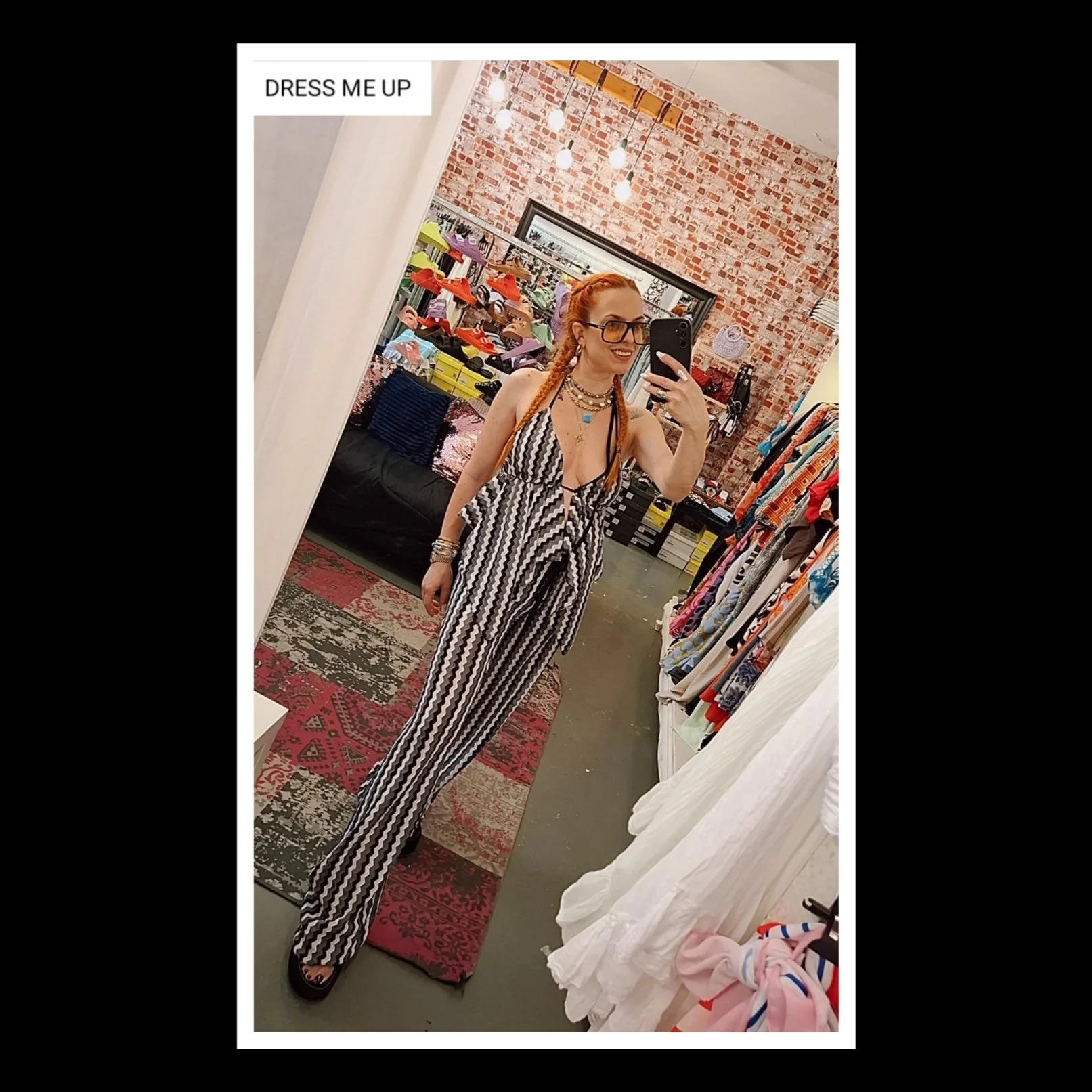 Set Top & Pants "Antelina" B/W