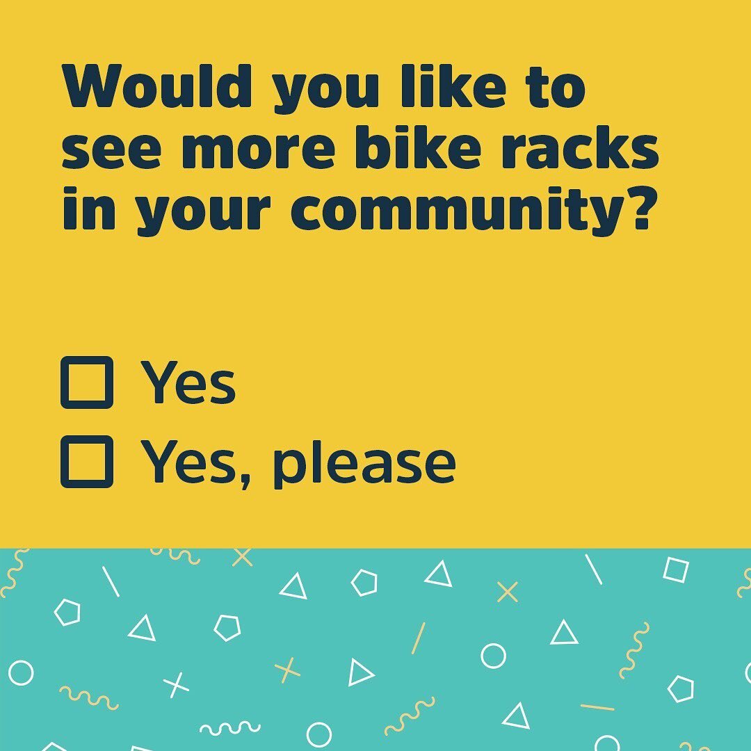 Ok pals we could use your feedback - who wants a shiny new bike rack and where are they needed? Check out our survey link in bio. #betterbikeracks #yyc #urbandesign #placemaking #lockup