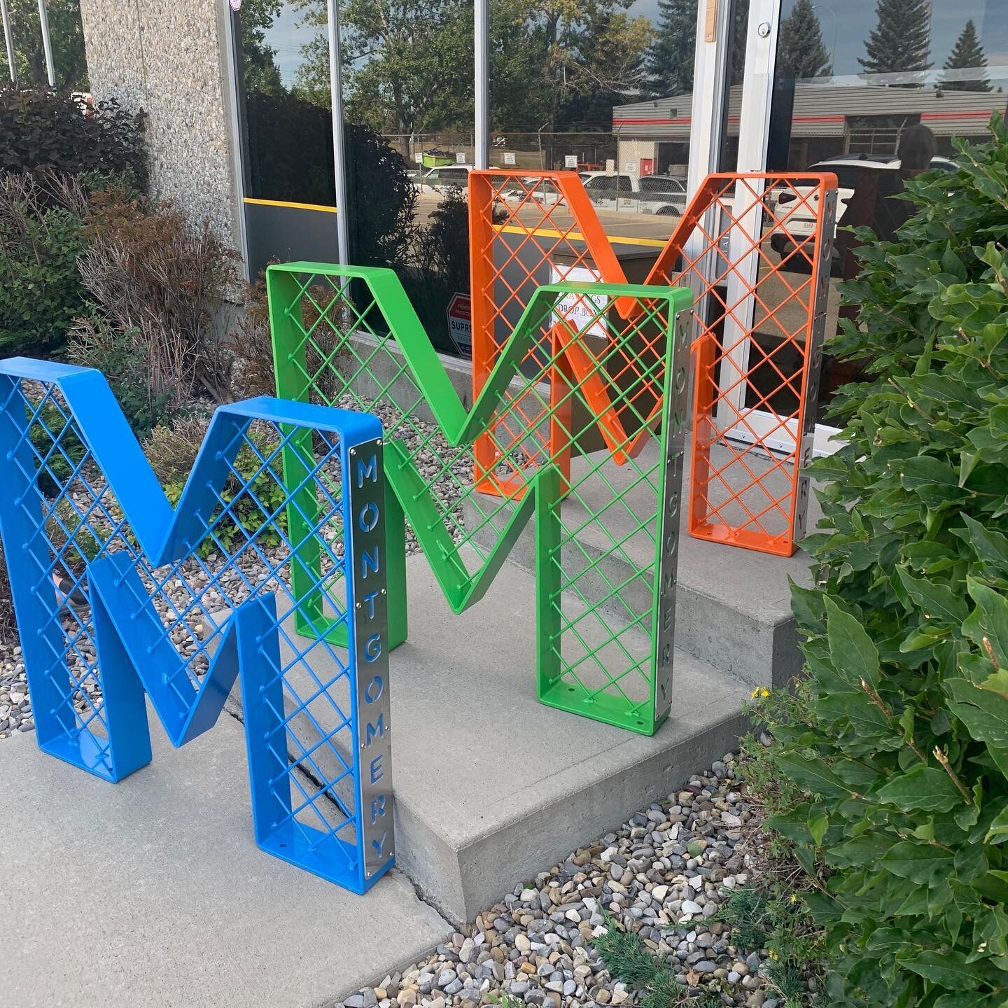 New racks Friday - thanks to the wonderful folks @montgomeryonthebow and @trillionindustries for the great partnership to bring these beauties to life. Look for them on the streets of this rad community soon. #betterbikeracks #yyc #montgomery #bike #