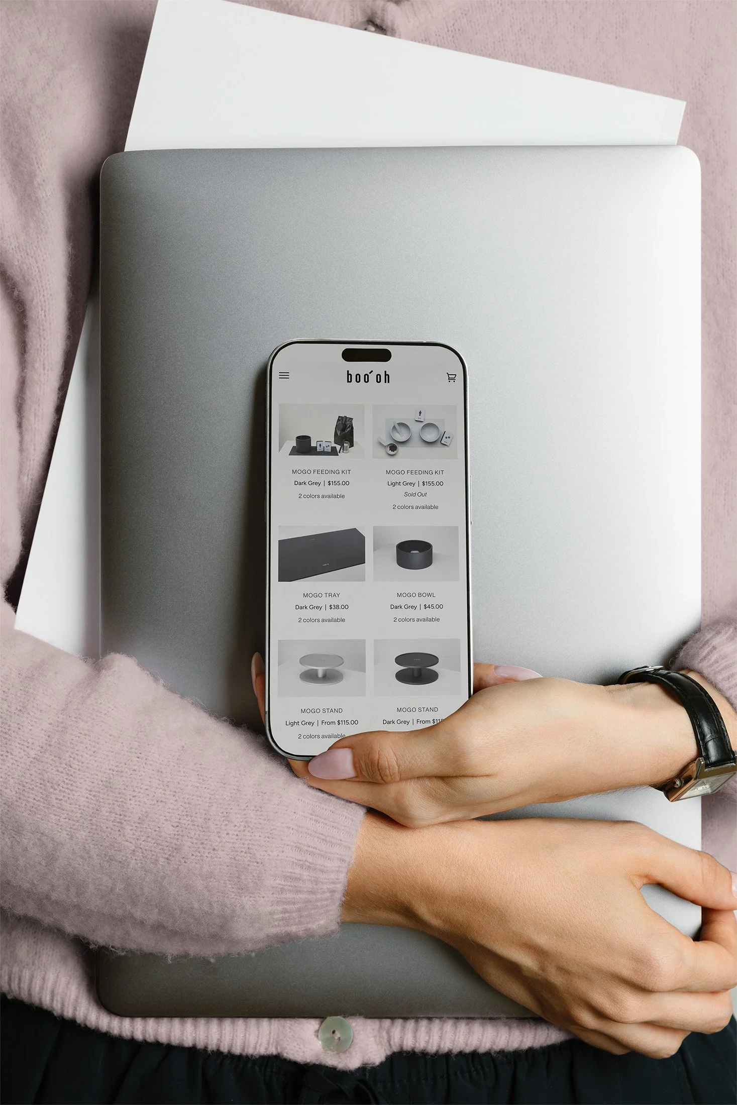 Boo Oh E-commerce Shopify design and development