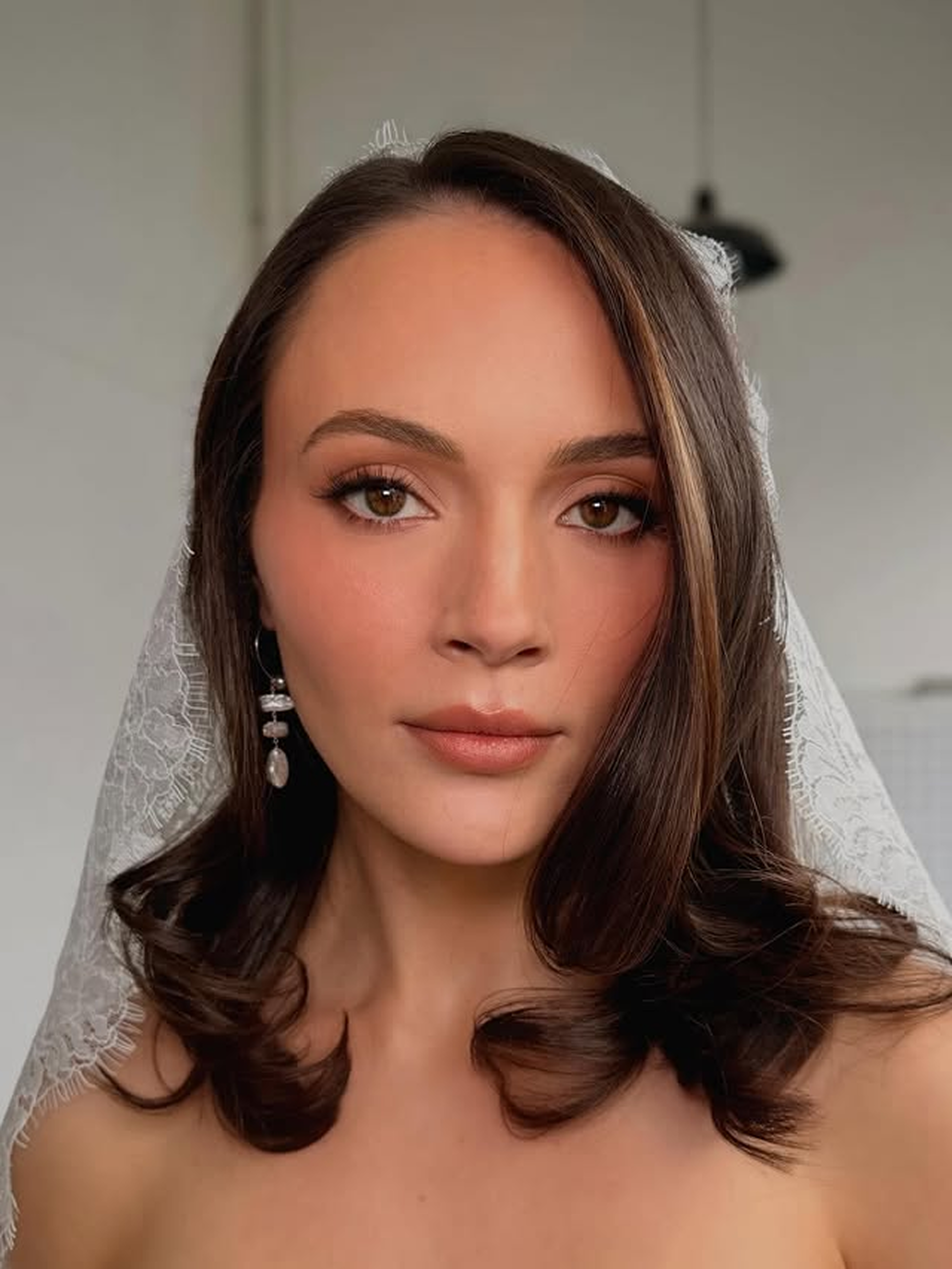 Bridal makeup look by Jordan Hafford showcasing natural, polished and high-end beauty styling