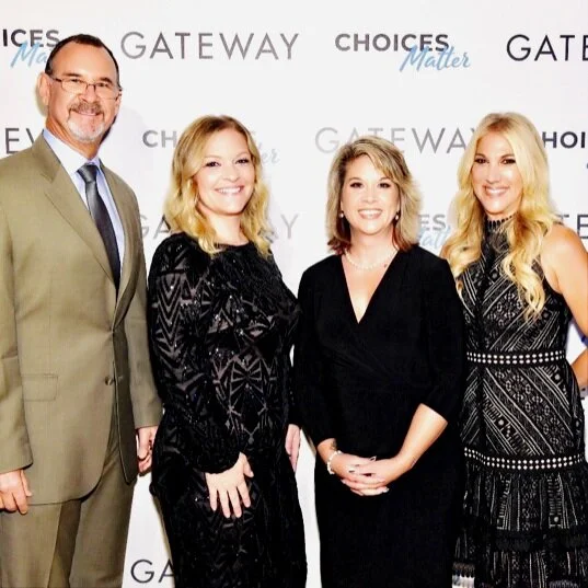 From left: Dr. Richard Chudacoff, Jennifer Wysong, Jennifer Weiss Burke, Dana Richie