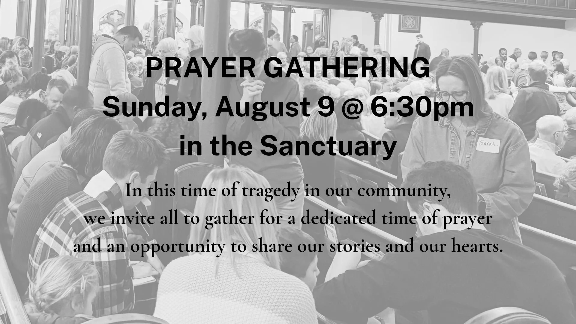 Prayer Gathering