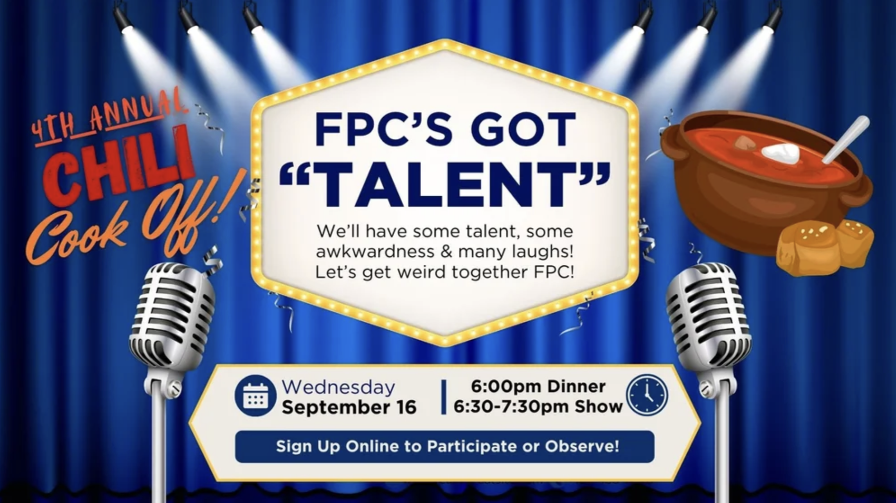 FPC's Got Talent & Chili Cookoff!