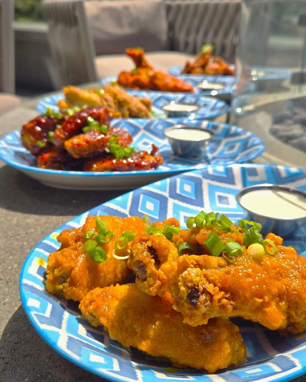 It&rsquo;s National Chicken Wing Day!!! Wings are back on our Lounge Menu. Take a peek and take your pick! Lemon Pepper, Gojuchang, Buffalo, BBQ and Mango Habanero 🔥🔥🔥Come try them all! Happy Hour happening right now 🍻🍻🍻