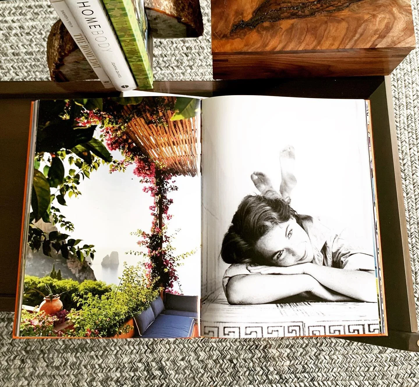 We&rsquo;ll just leave it open to this dreamy page 💭✌🏻

#capri
#italy
#homedecor 
#placeandpurpose