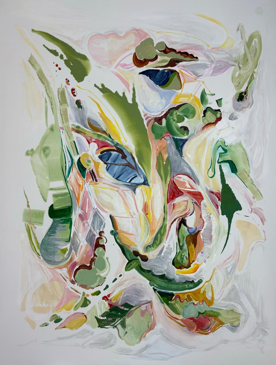 Cartografías emocionales 2024
Óleo sobre tela
125 x 95 cm