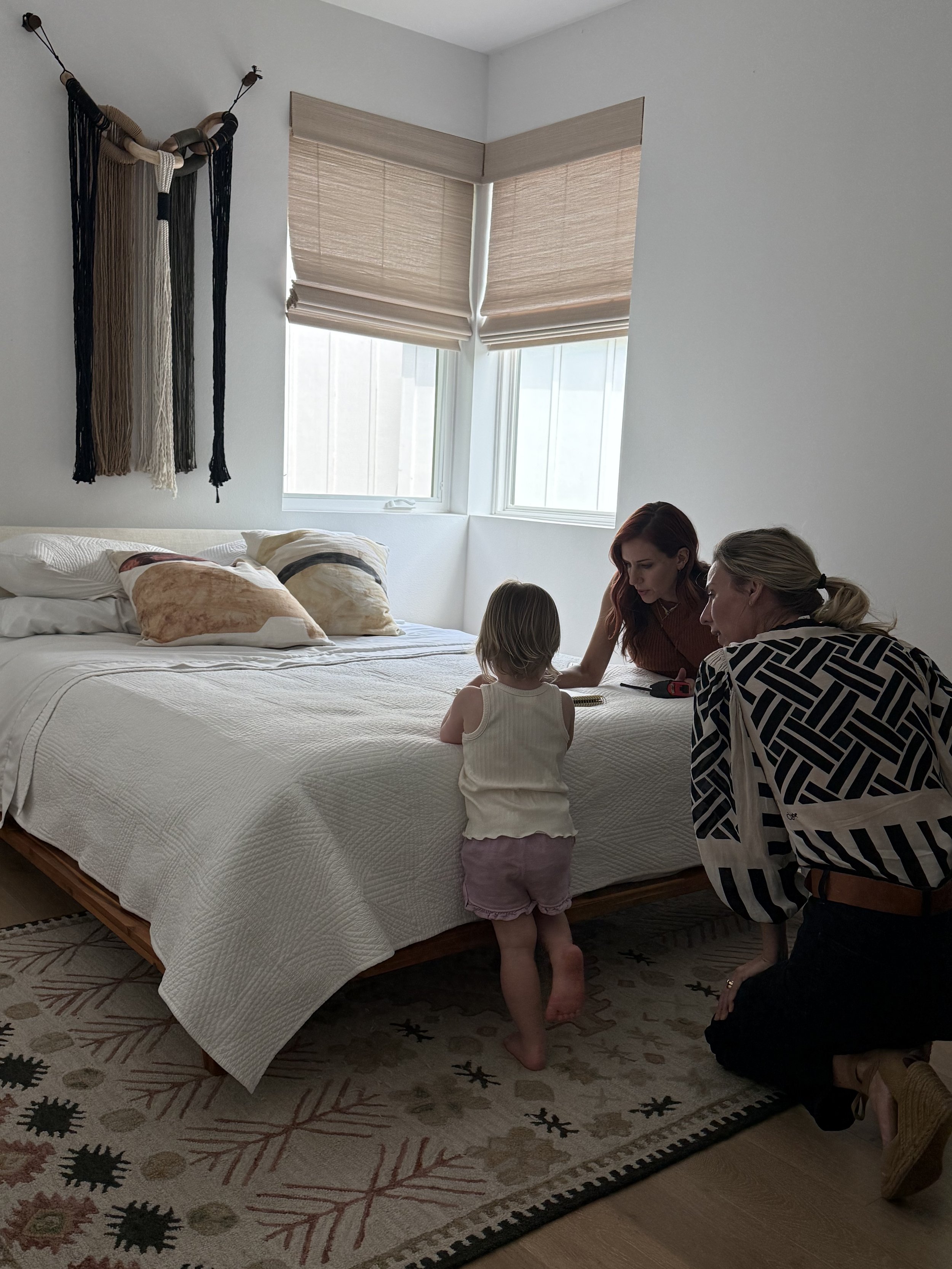 4th time repeat client, transforming the guest bedroom into kids room - design meeting with the client lol