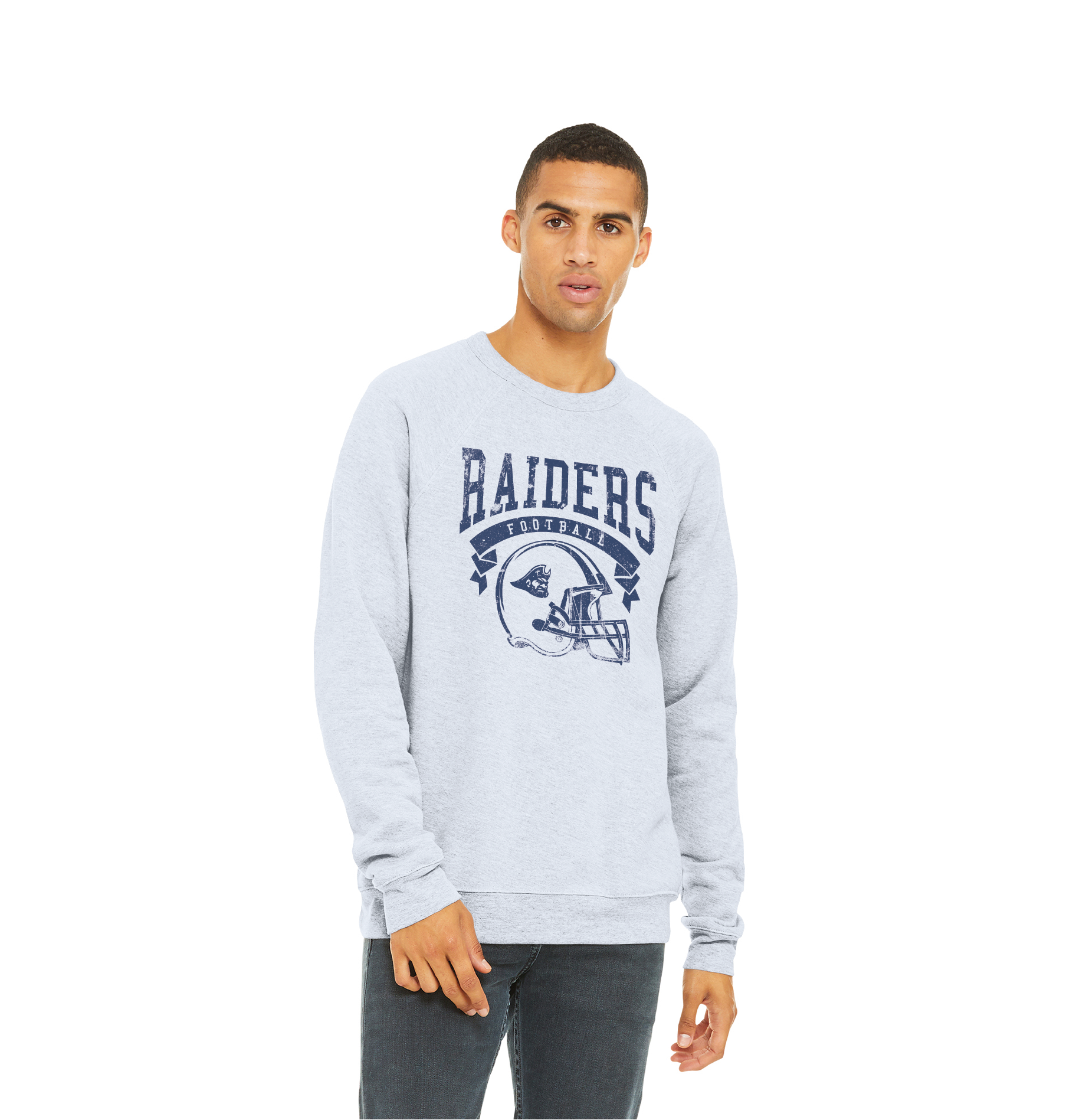 Mount Carmel Football Sponge Fleece crew