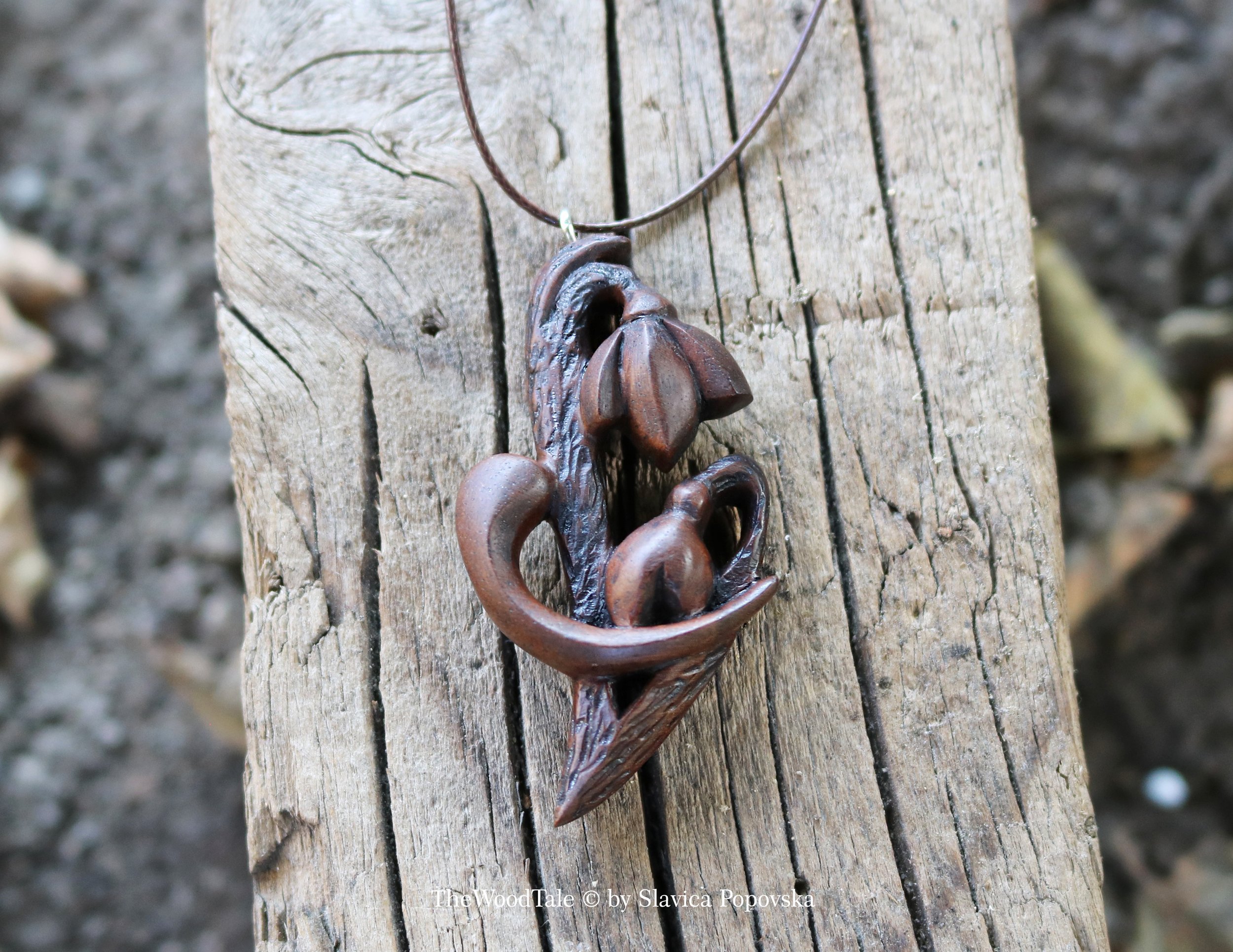 Snowdrop Pendant, Winter Bloom Pendant