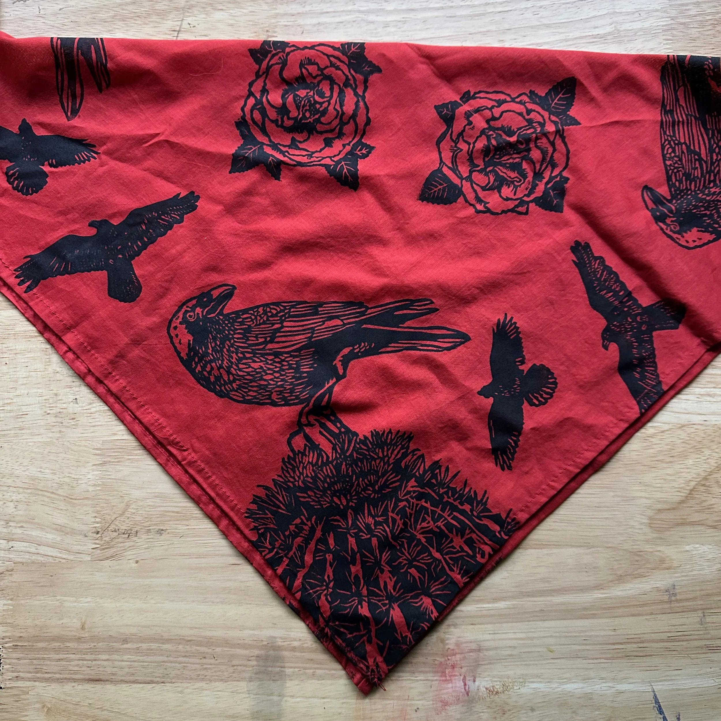 Cactus Crow Bandana