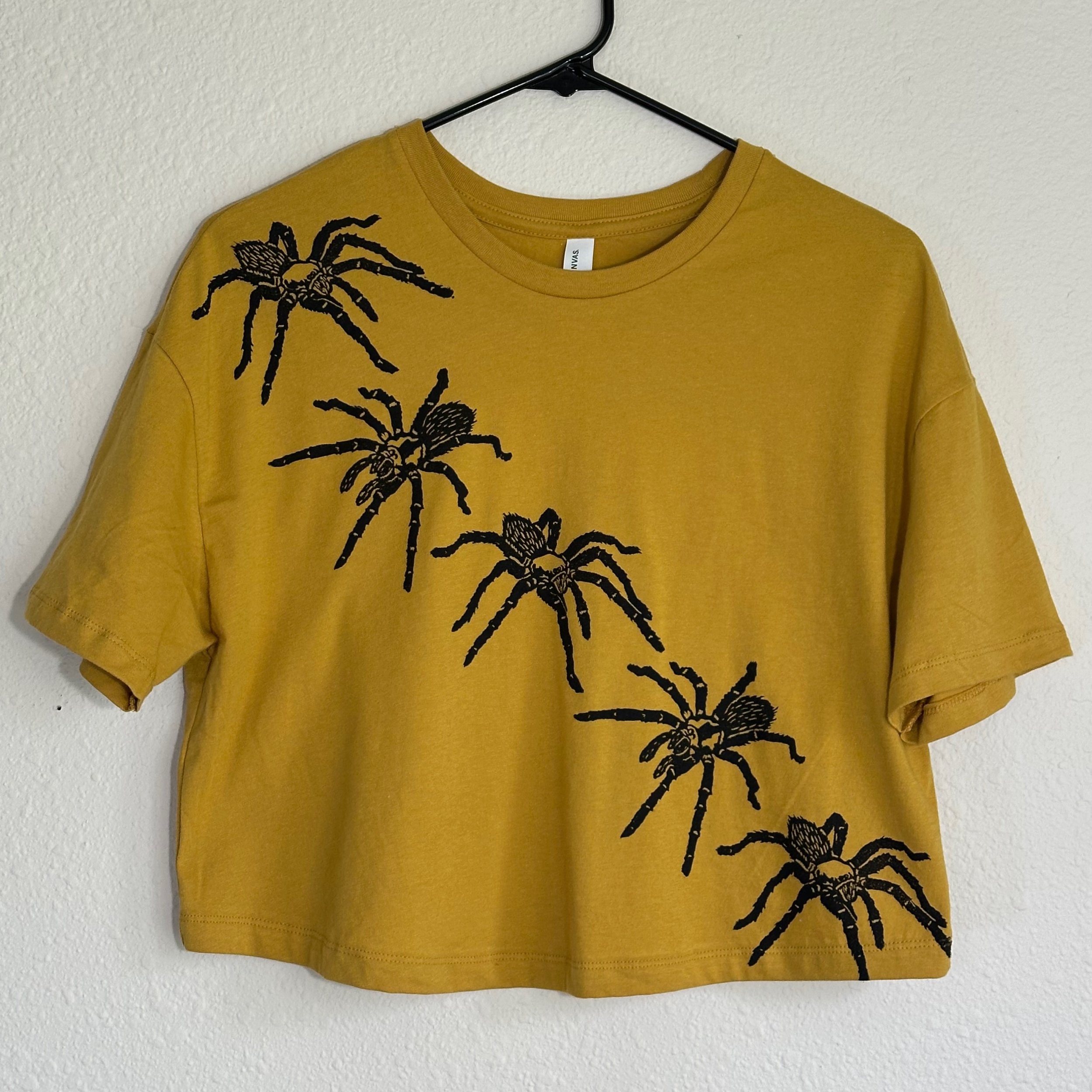 Texas Tarantula Cropped Tee, Femme S-M