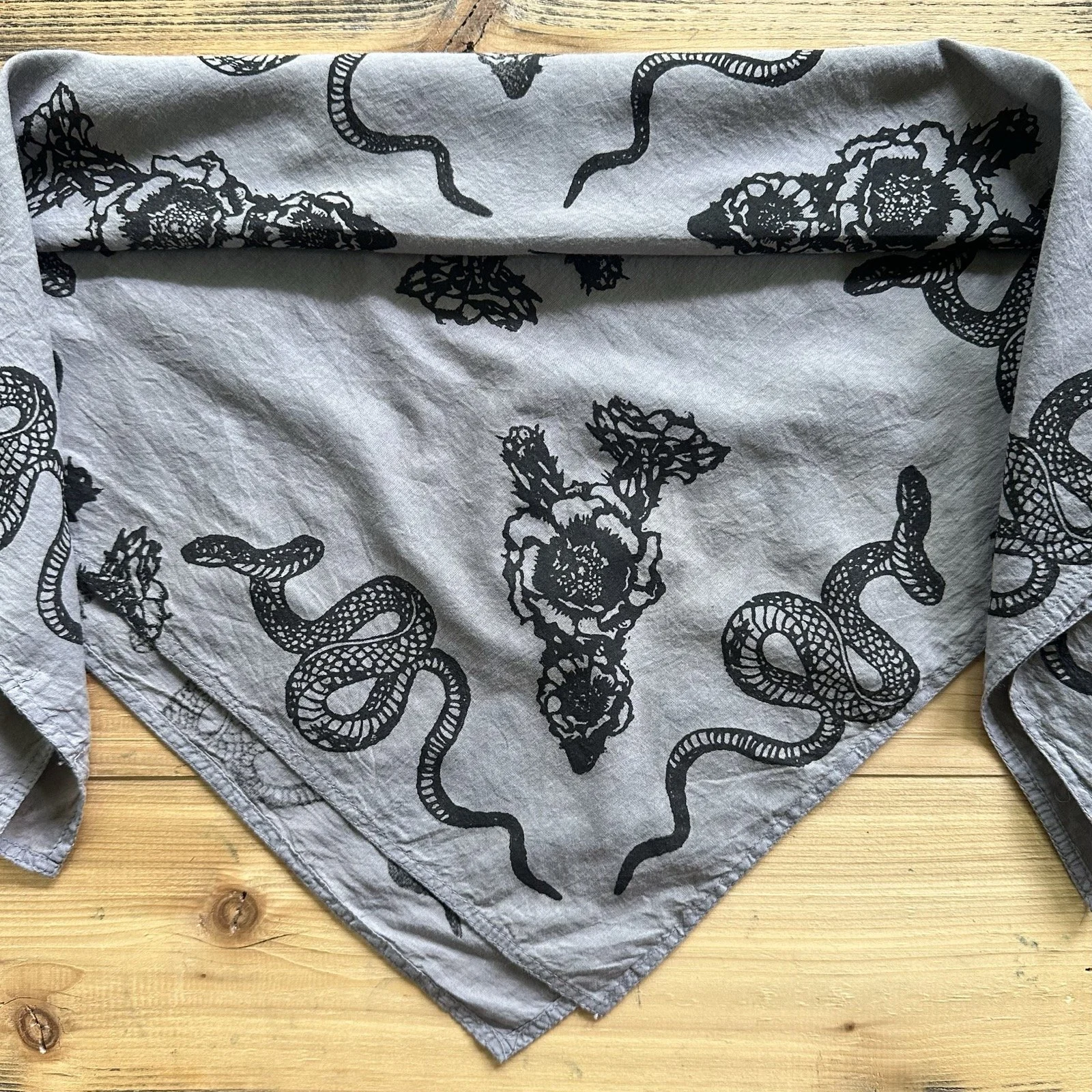 Desert Warrior Bandana - organic and botanically dyed
