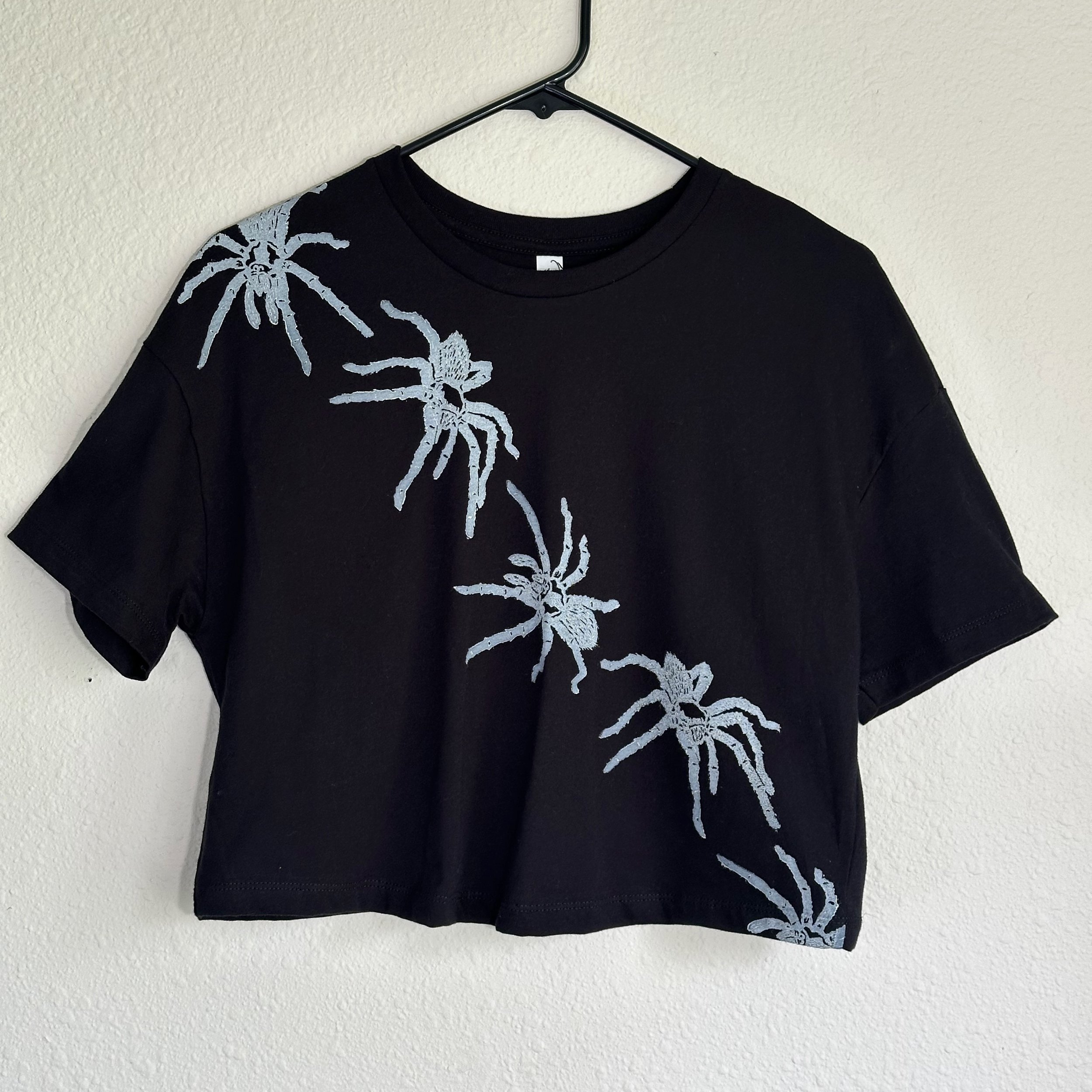 Texas Tarantula Cropped Tee, Femme Small