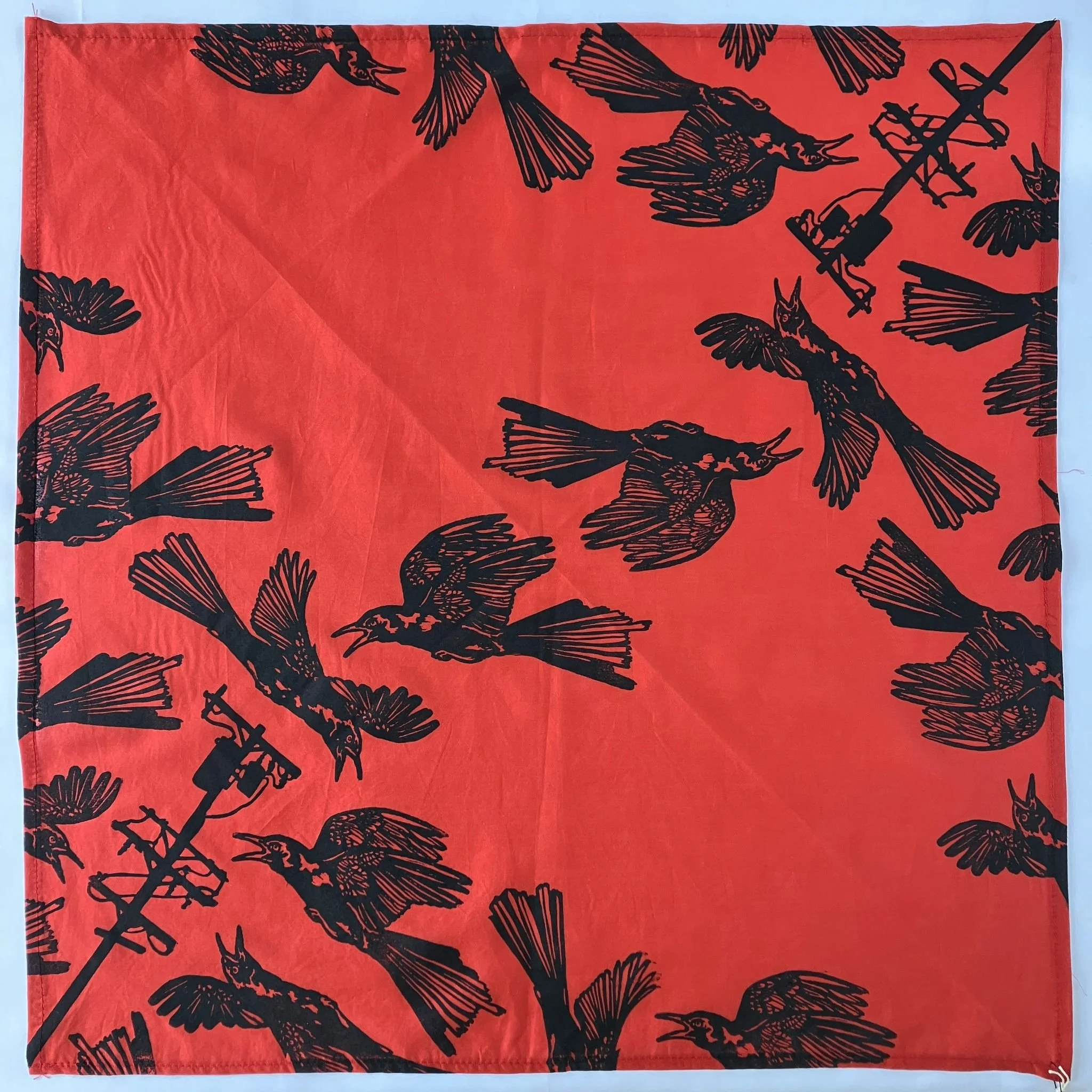 Beware of the Grackle Bandana