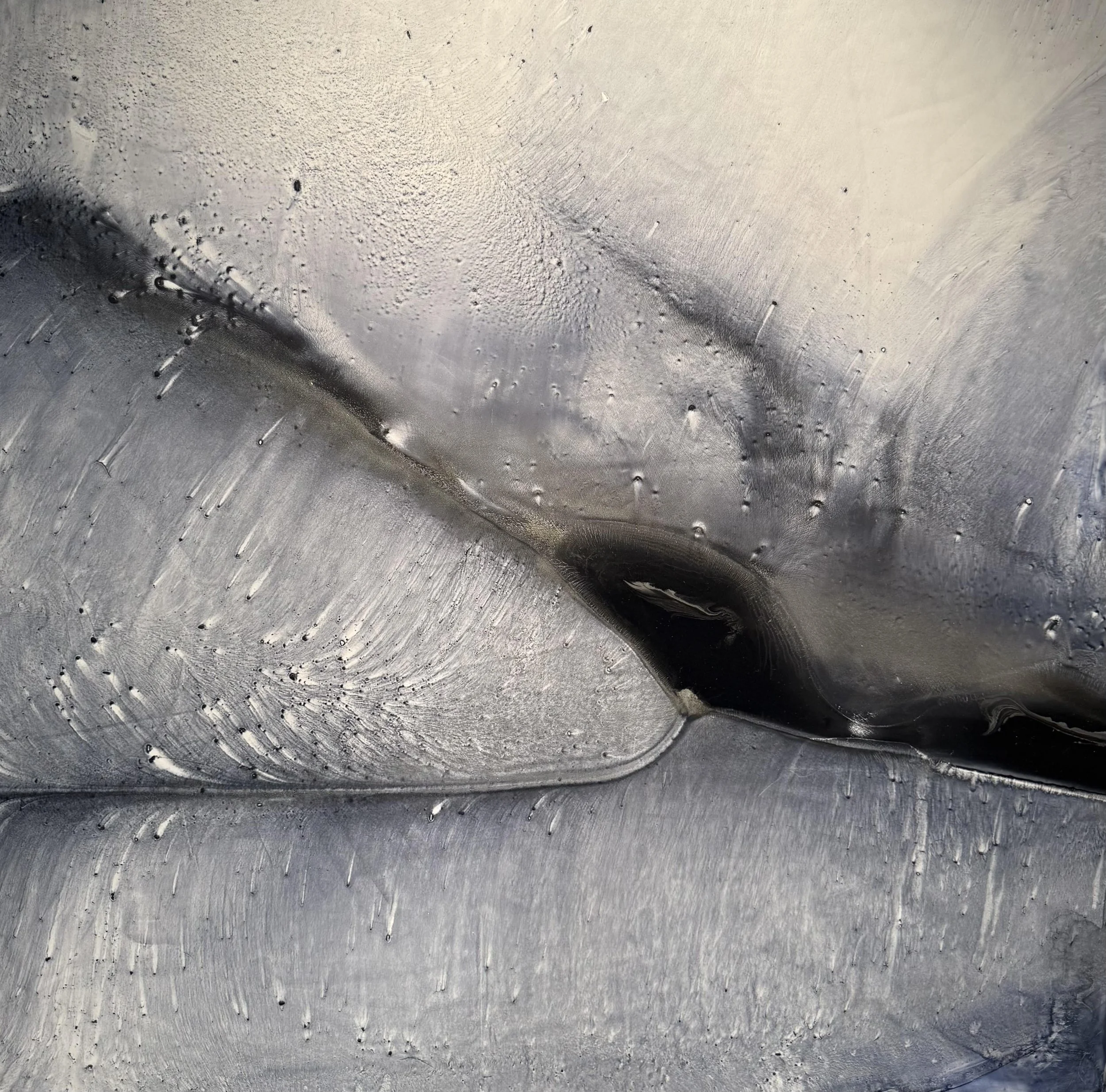 Pigment no.2, acrylic on substrate, 36x36 inches, Brittney Ciccone