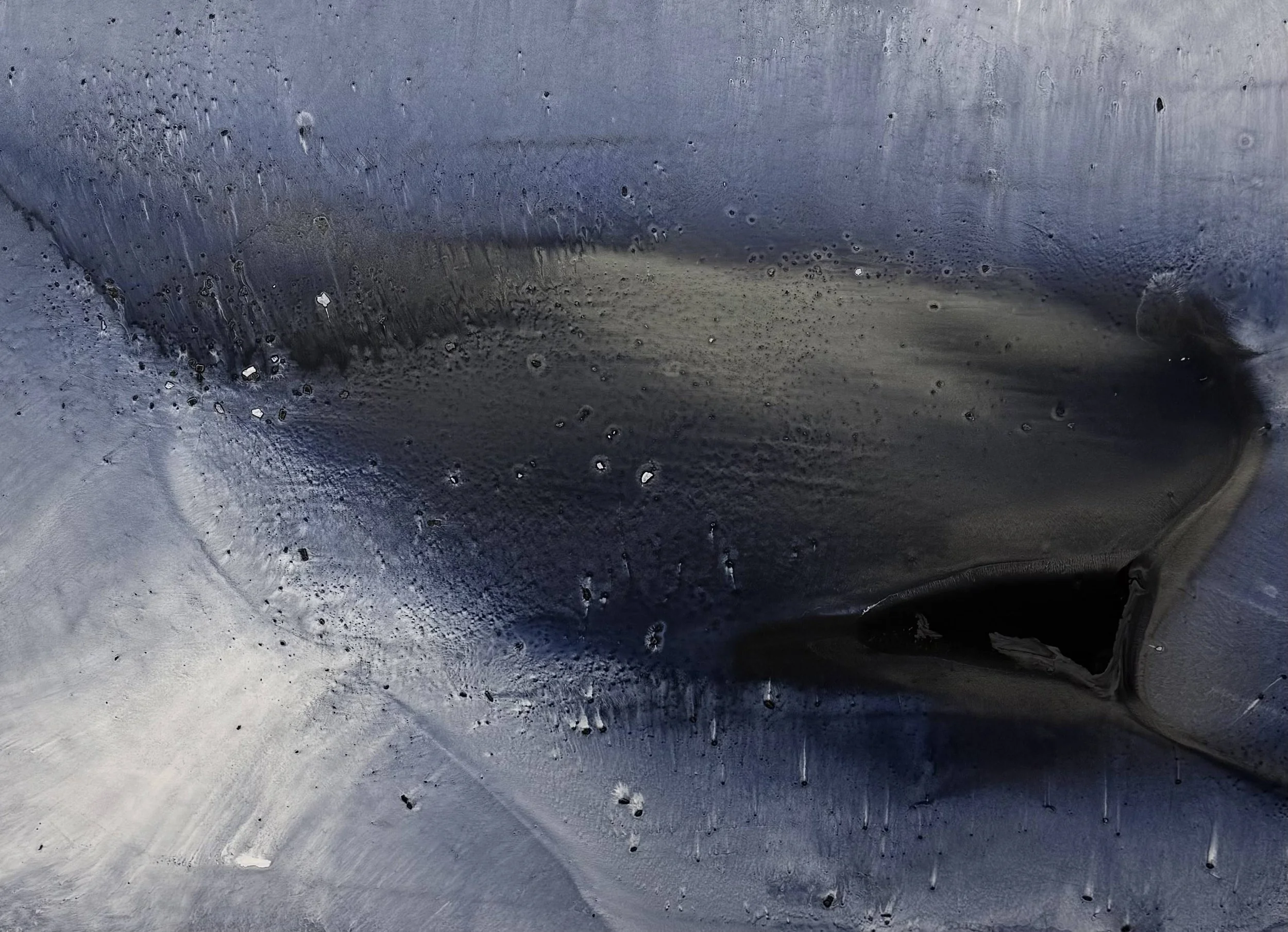 Pigment no.3, acrylic on substrate, 30x40 inches, Brittney Ciccone