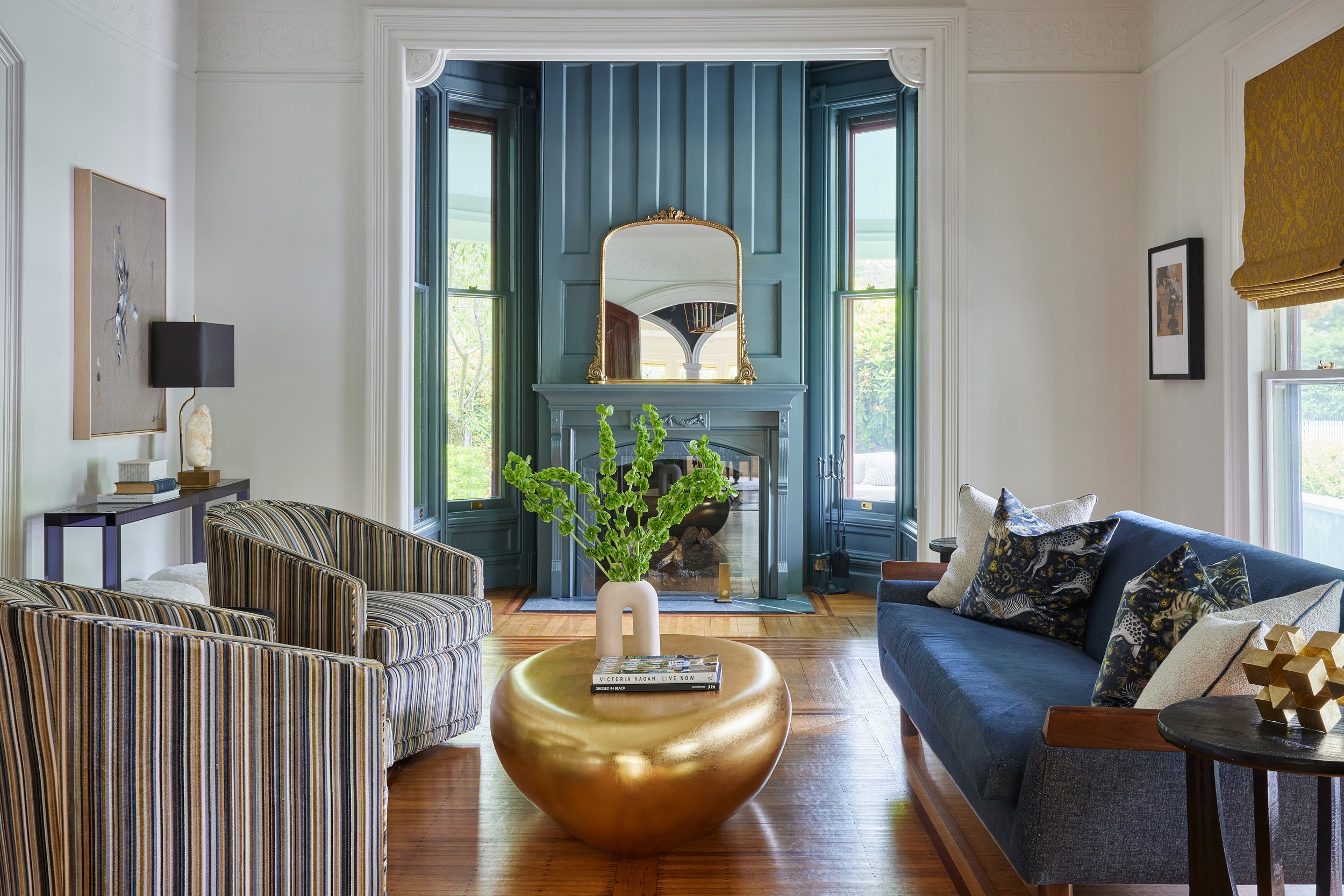 Facless painting in CT New England Home Magazine 