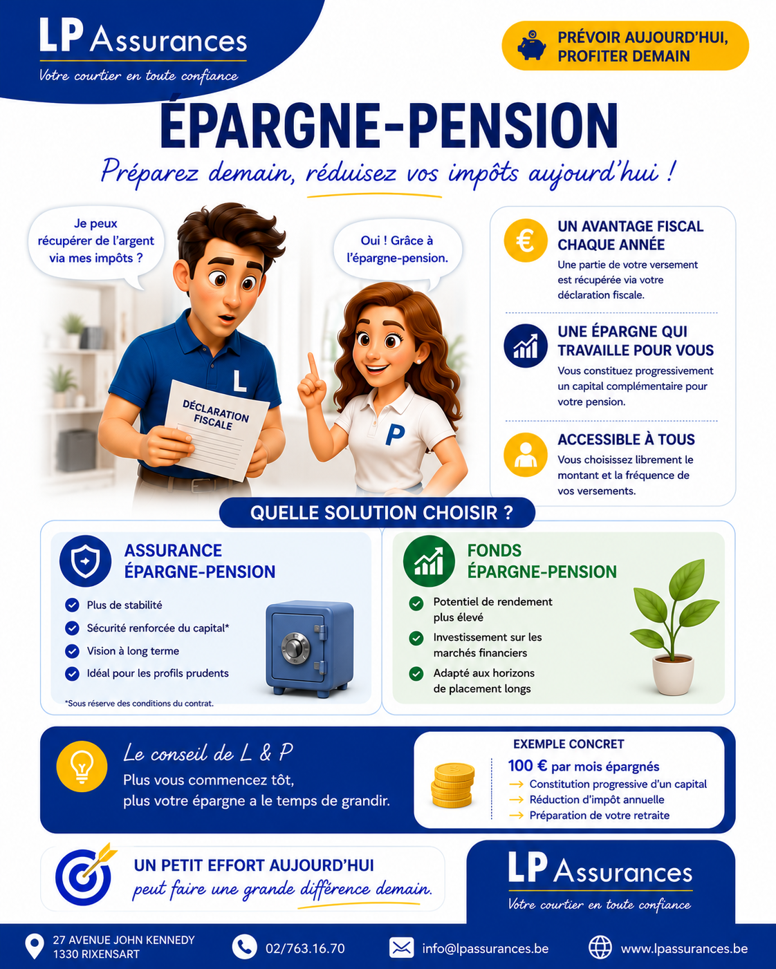 épargne pension, comment épargner? avantages épargne pesnion, souscrire épargne pension Belgique