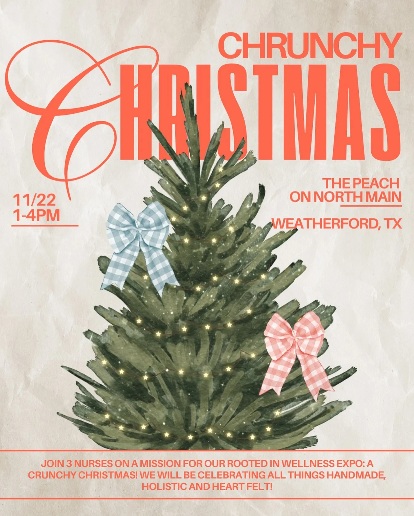 See you this Saturday at 3 Nurses Crunchy Christmas! 🎄✨

I&rsquo;ll be set up from 1&ndash;4pm at The Peach on North Main Street in Weatherford with all your FastingHouse favorites &mdash; perfect for stocking stuffers, self-care gifts, and sustaina