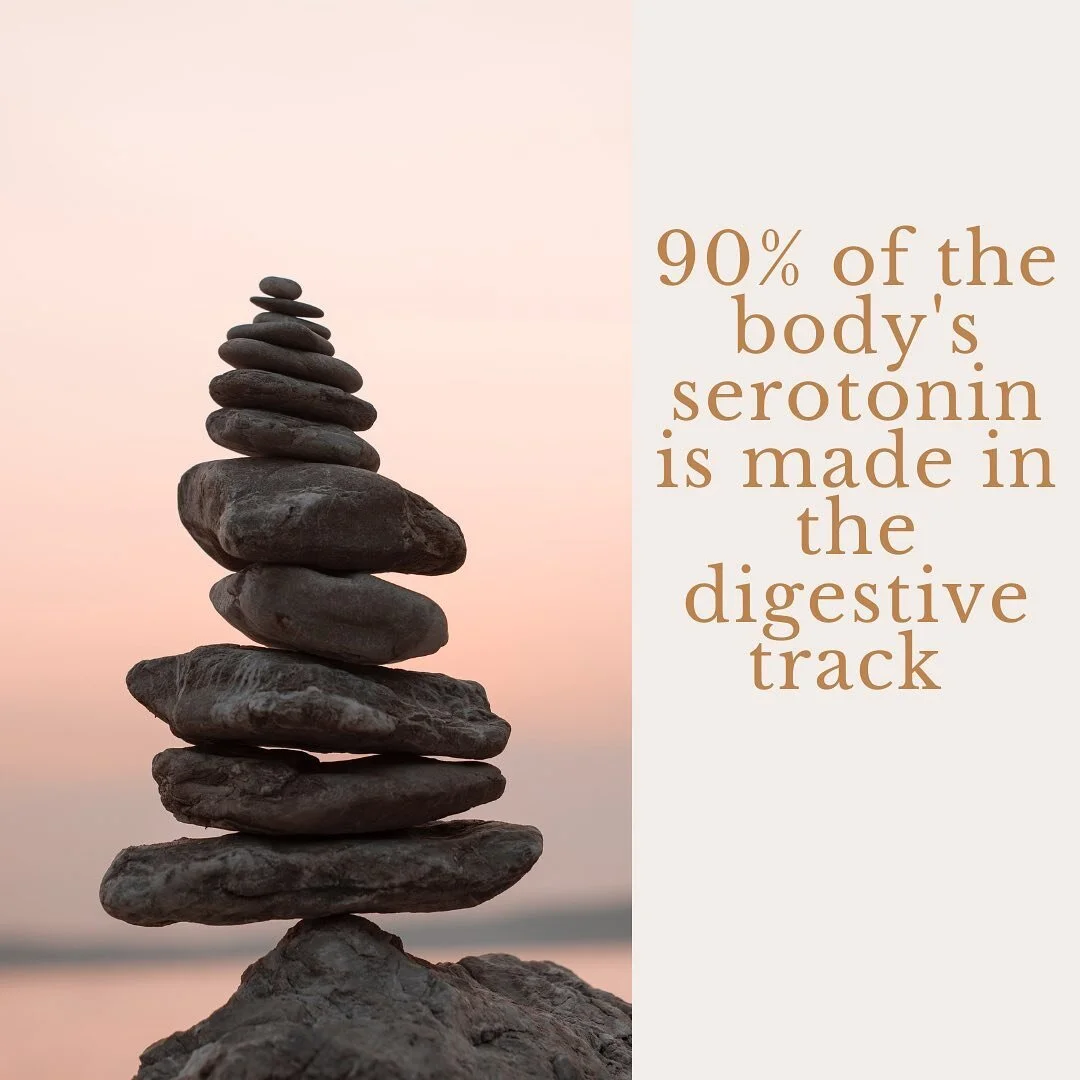 The brain-gut connection is real! What you eat has the power to impact your mood. Serotonin, aka the happy hormone, is produced in the digestive track. #secondbrainisyourgut #foodmood