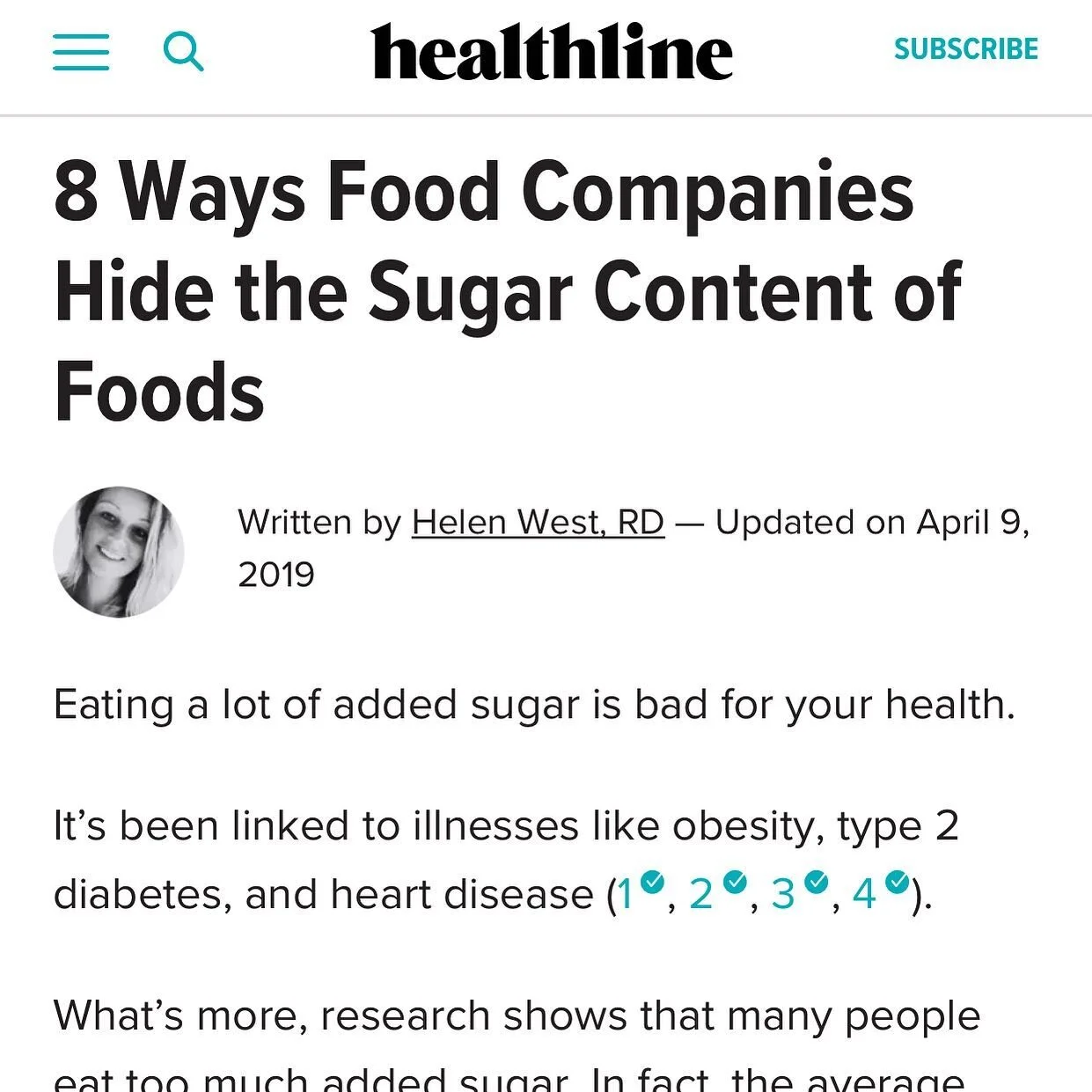 Learning to read labels is essential for understanding what you are eating. Check the link in my bio to learn more about hidden sugars in your food! #foodasmedicine #foodlabels #knowwhatyoueat