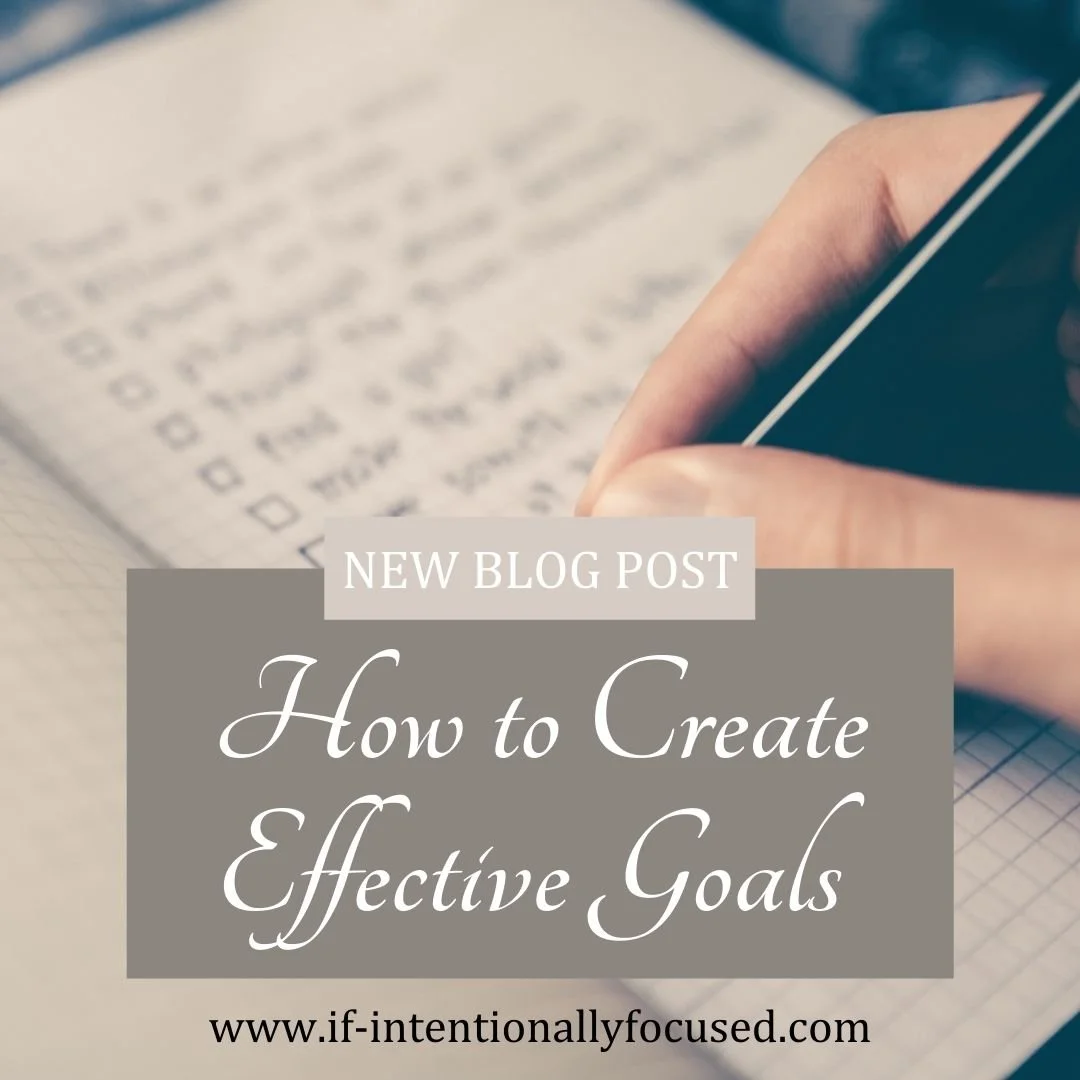 How to Create Effective Goals