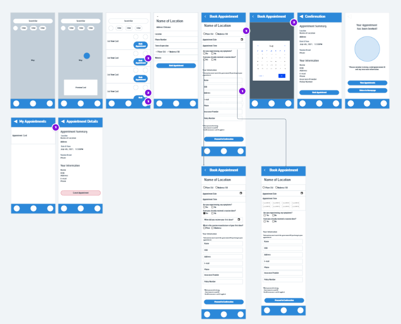 First iteration with all user input condensed in one page.