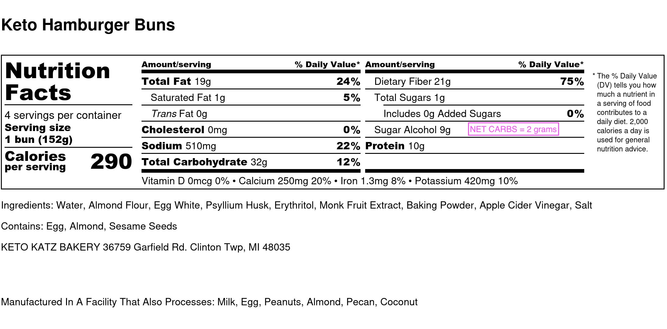 Keto Hamburger Buns - Nutrition Label.jpg