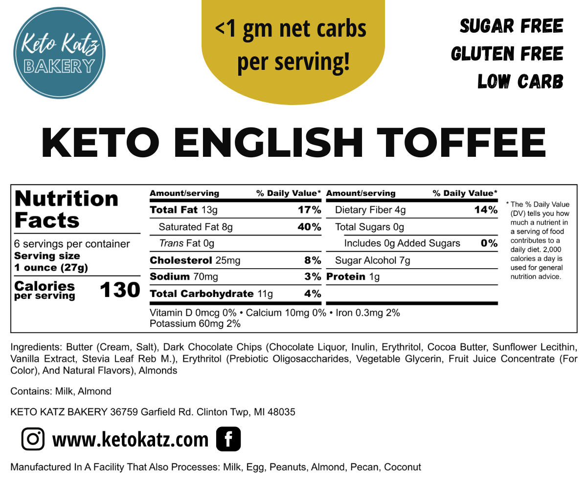 Toffee nutrition label.png