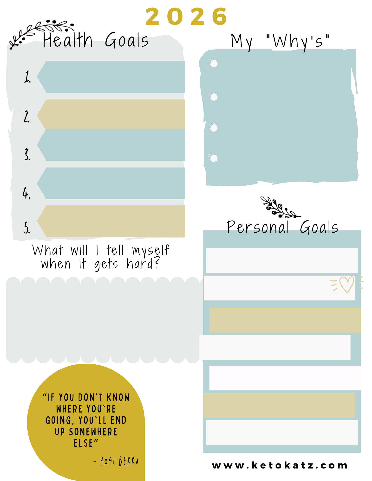 BOTH TIERS: Weekly worksheets