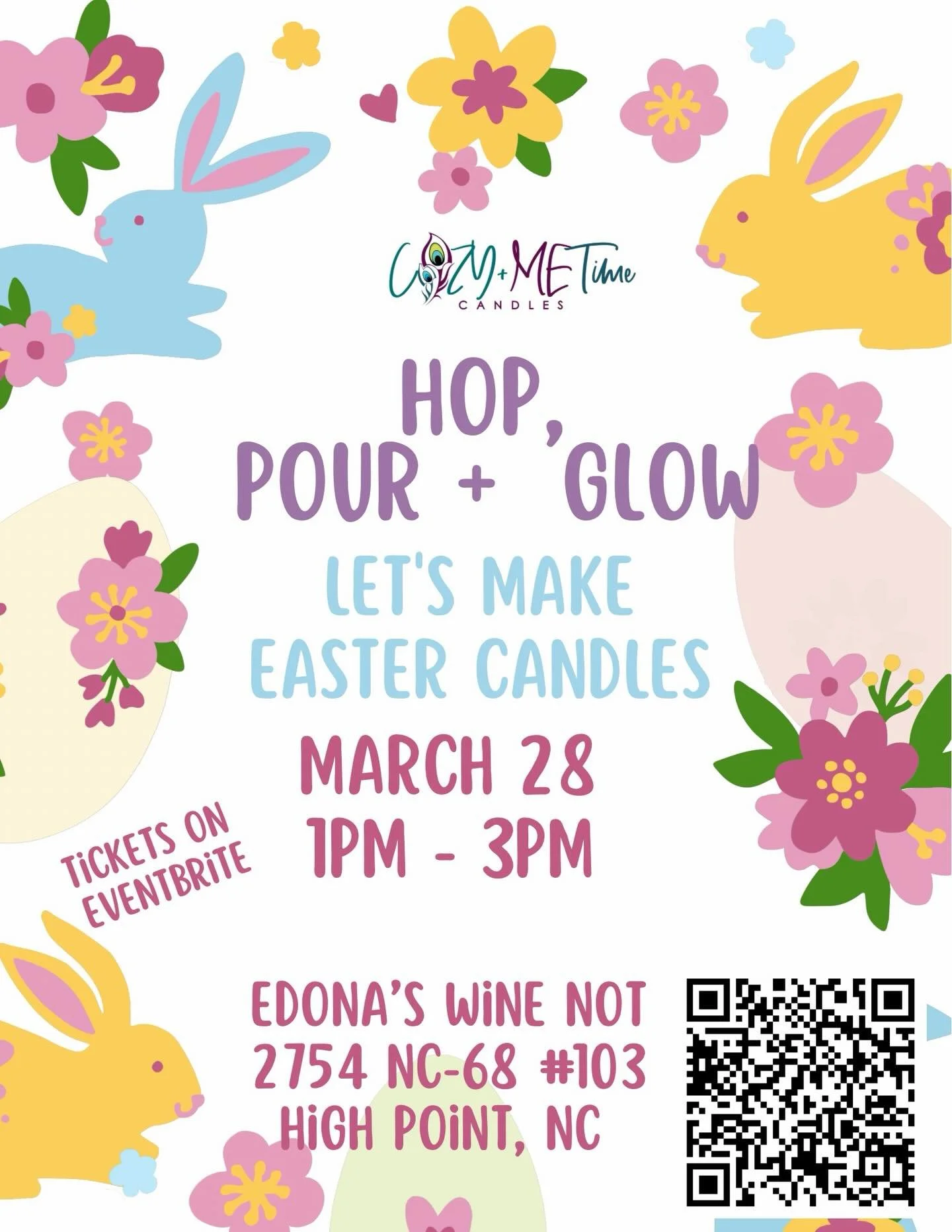 Let&rsquo;s Make Easter Candles!! March 28, @edonaswinenot&hellip;..Link in Bio