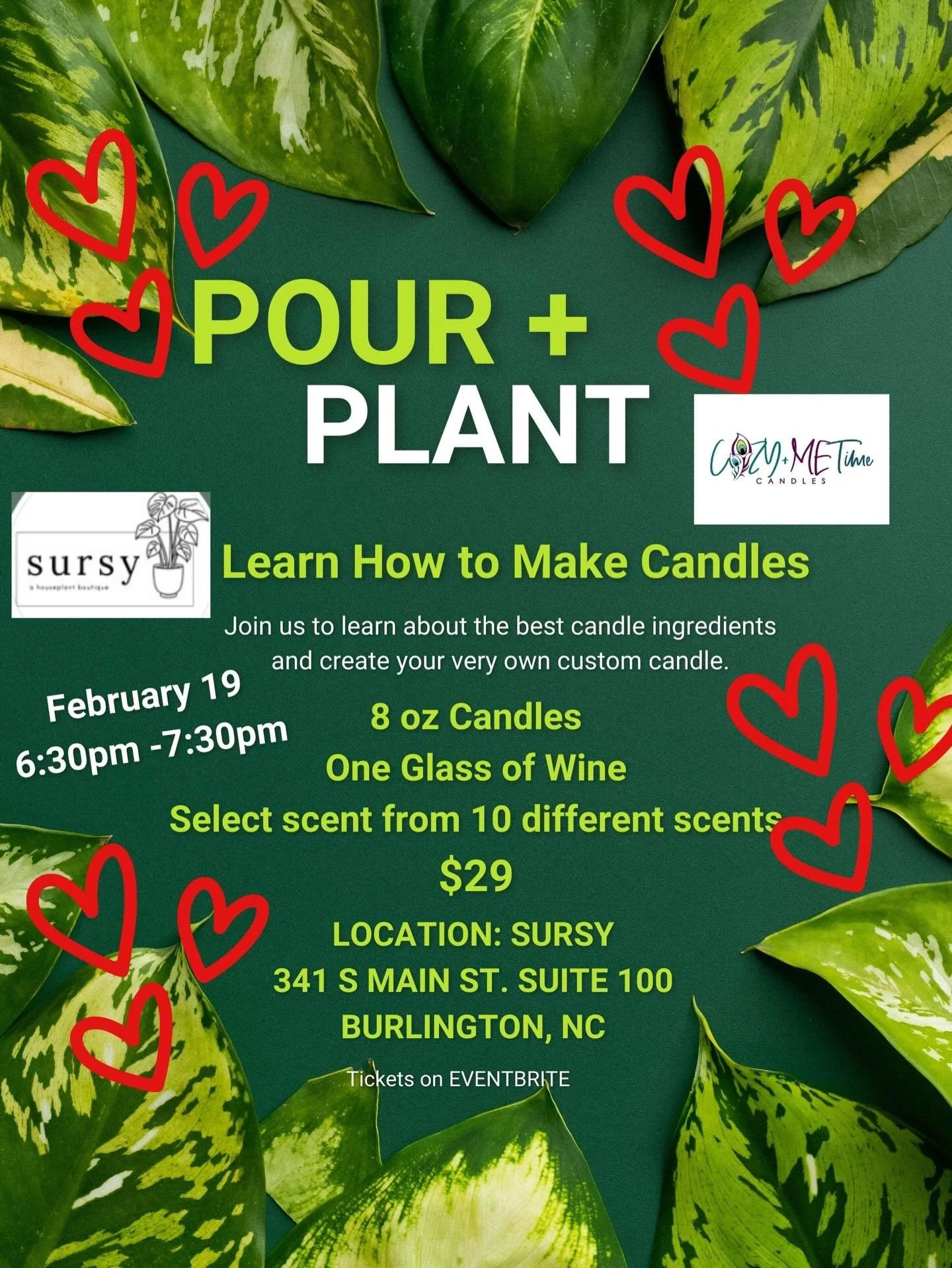 Come out Feb 19, let&rsquo;s make some candles!!!! @sursy.downtown