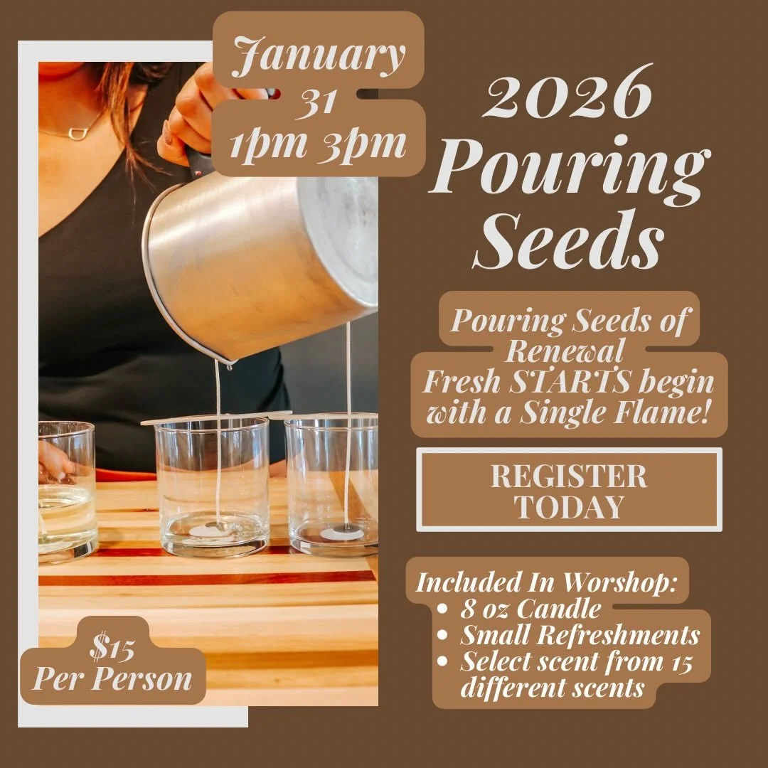 2026 will be a year of planting new seeds and patiently waiting for them to grow. 🌱
Join me for a powerful workshop at Oak Hill Cathedral of Glory in Bassett, VA on January 31 as we prepare our hearts, minds, and vision for the year ahead.