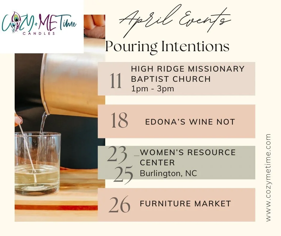 It&rsquo;s time for some Cozy ME Time and we&rsquo;re turning it ALL the way up this April! 
Don&rsquo;t just hear about it&hellip; come EXPERIENCE it!
Good vibes, great energy, and yes we&rsquo;re pouring it up!