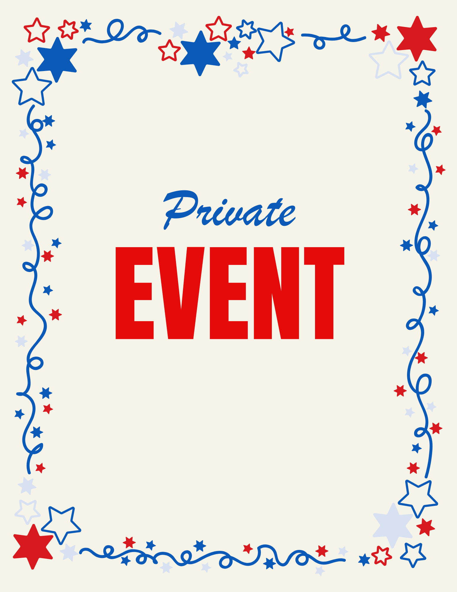 PRIVATE EVENT