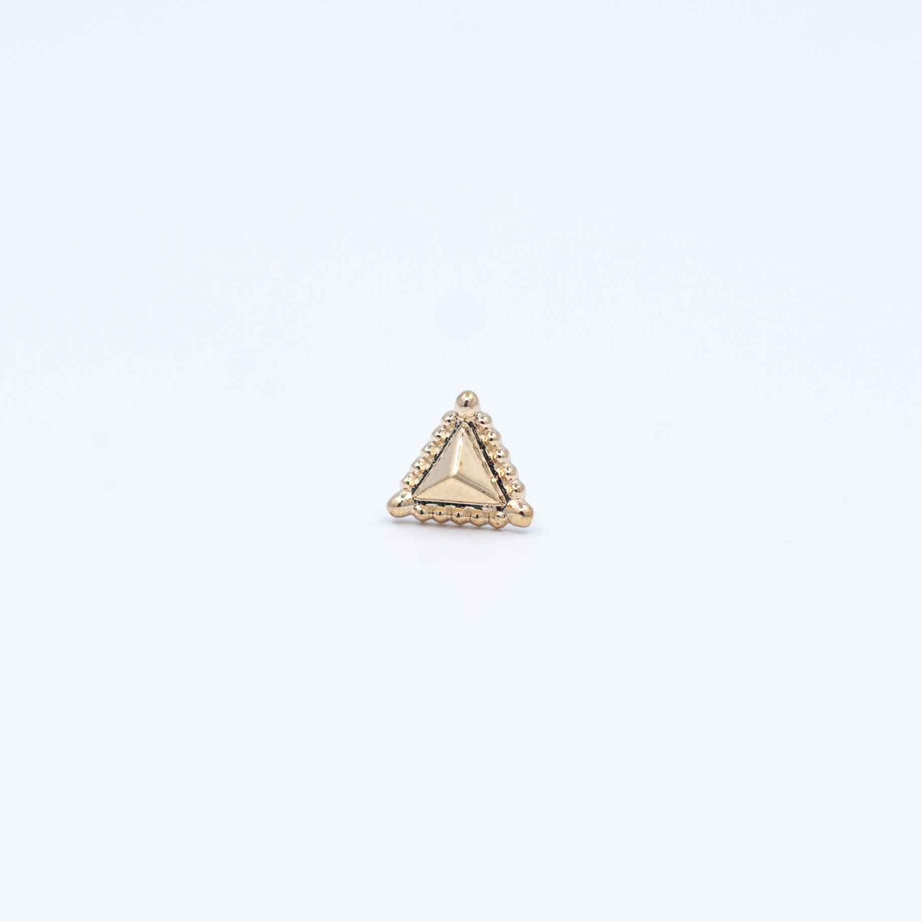 All Day Breakfast - 14k Yellow Gold - 18g/16g/14g - 4mm -Threadless - Regalia