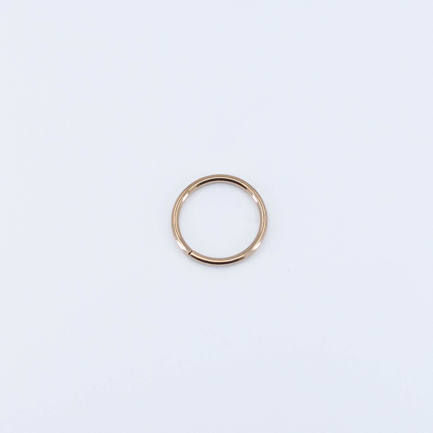 9ct Yellow Gold Spring 10mm Nose Ring | Jewellerybox.co.uk