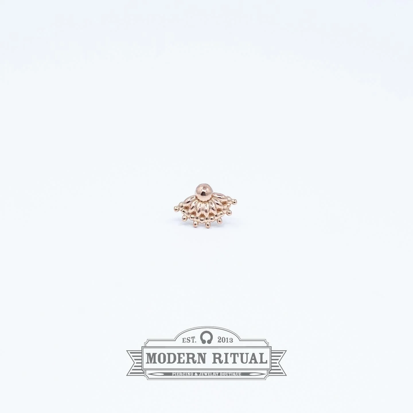 @regalia.jewelry brings you a little ray of sunshine with the 14k Rose Gold Flux ! It&rsquo;s a beautiful day in Canton so stop by the shop and say hello to Dave and Reba!

#regalia #rosegold #flux #sweetsunshine #modernritual #cantonartsdistrict #do